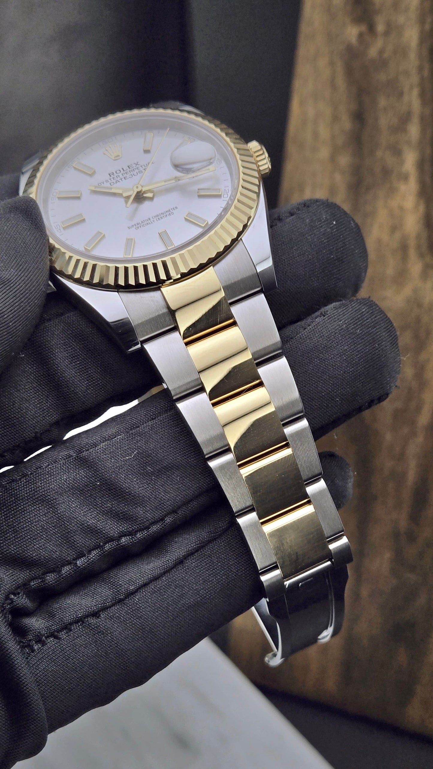 Rolex Datejust 41 Two Tone Silver Dial
