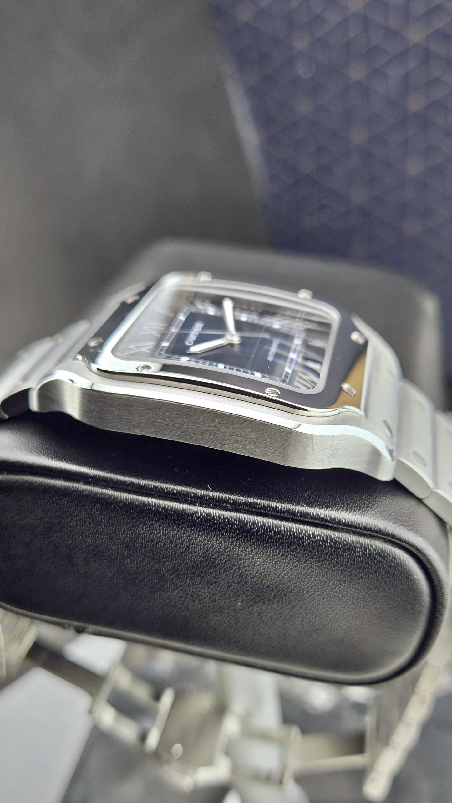 Cartier Santos Large Blue Dial