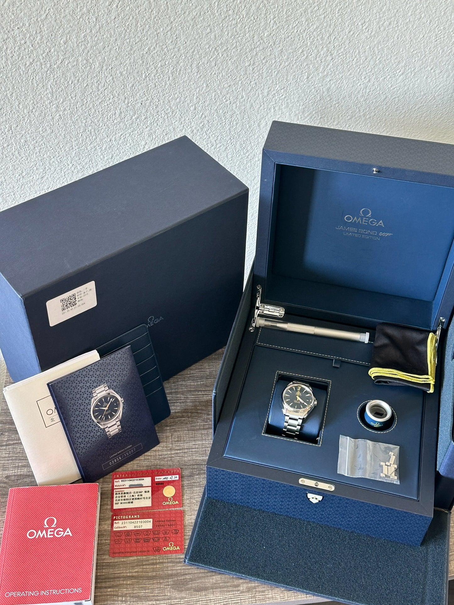 Omega Seamaster Aqua Terra James Bond ‘Spectre’ Limited Edition