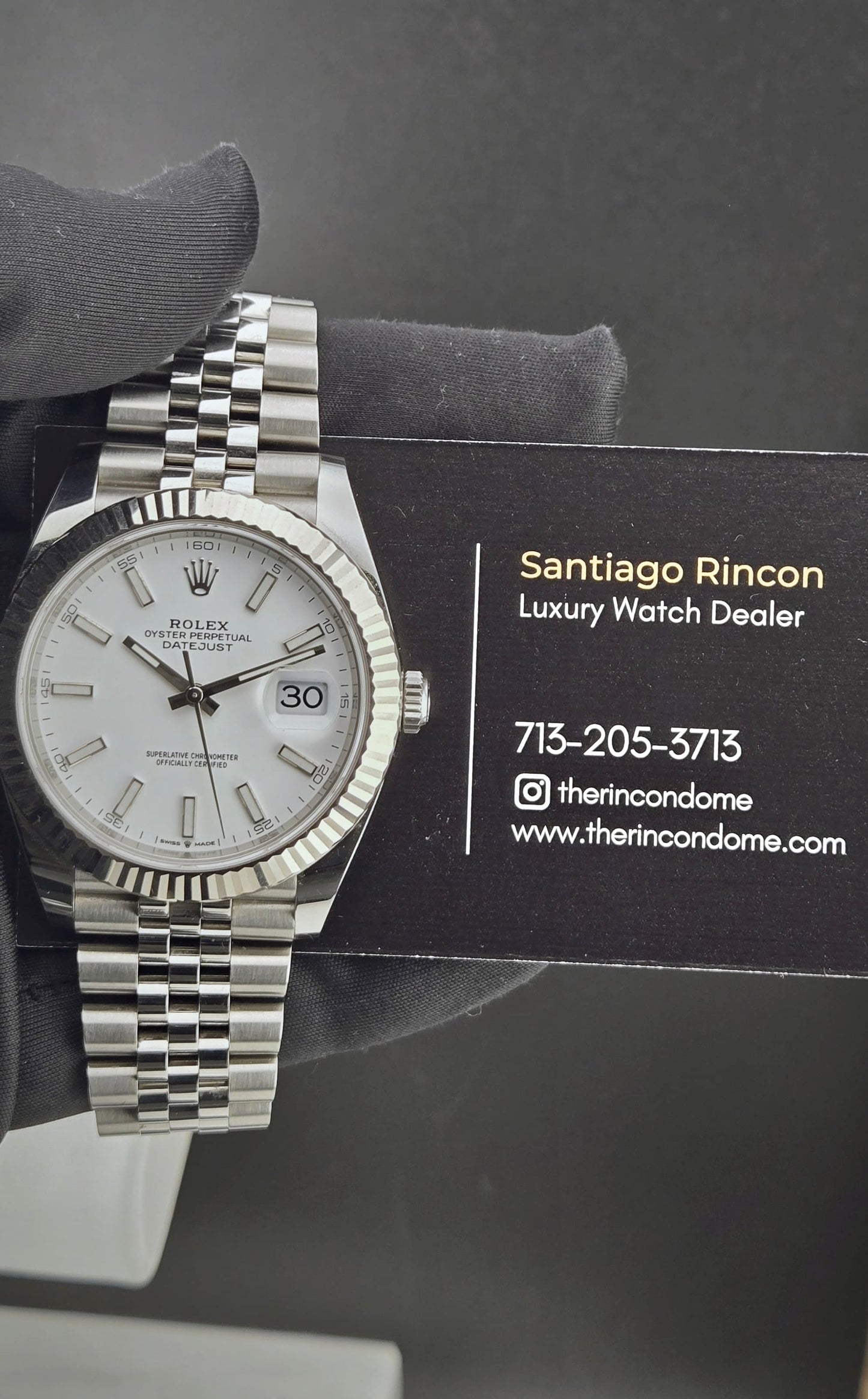 Rolex Datejust 41 White Jubilee