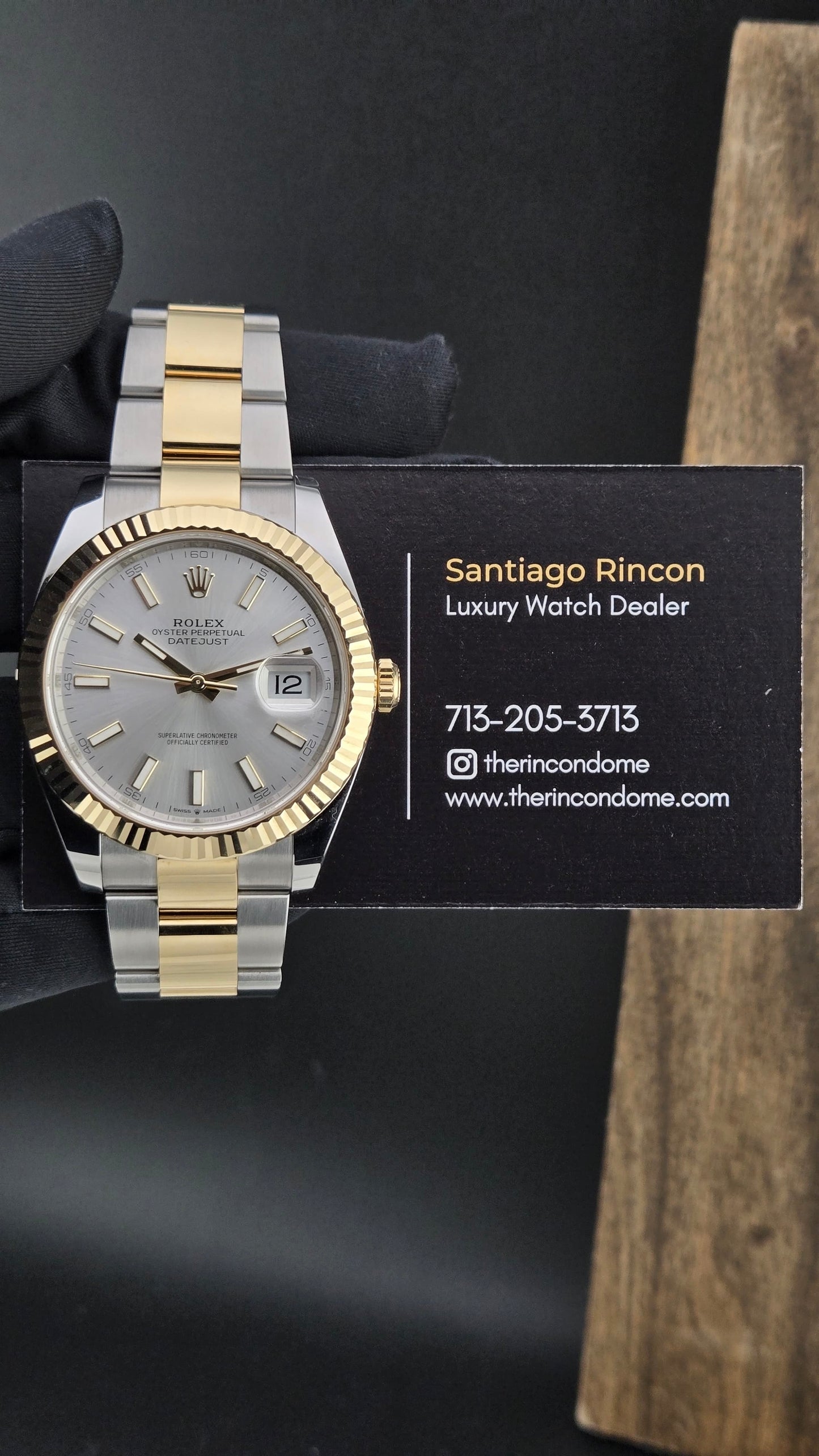 Rolex Datejust 41 Two Tone Silver Dial