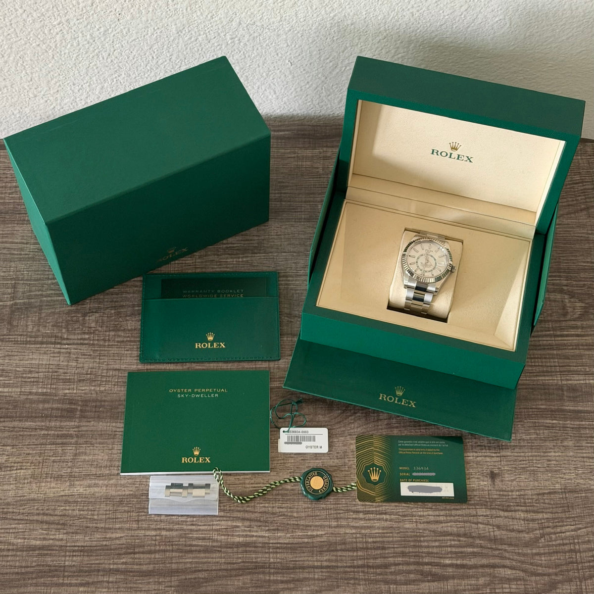 Rolex Sky-Dweller White Dial Oyster Bracelet 42mm 336934