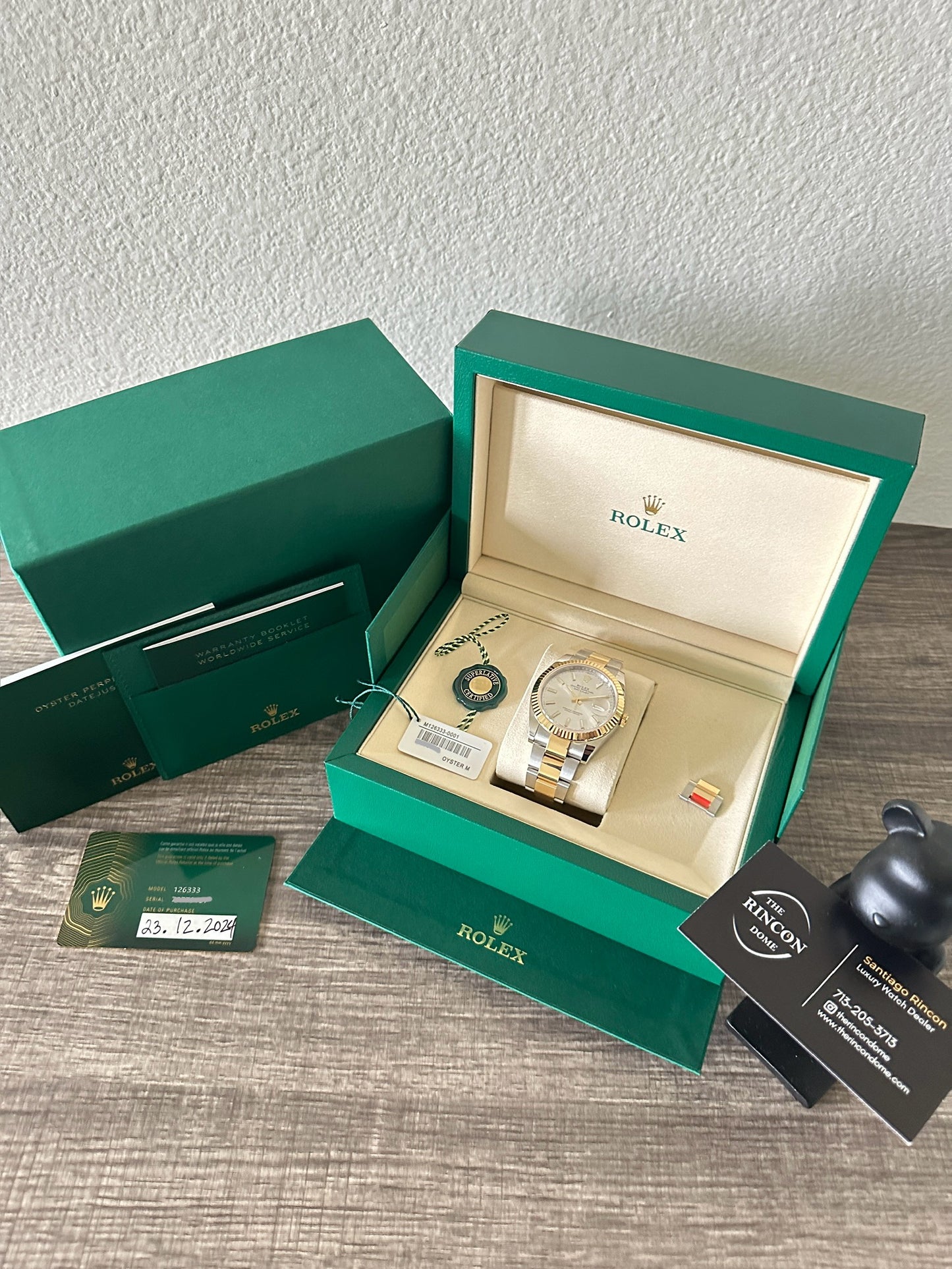 Rolex Datejust 41 Two Tone Silver Dial