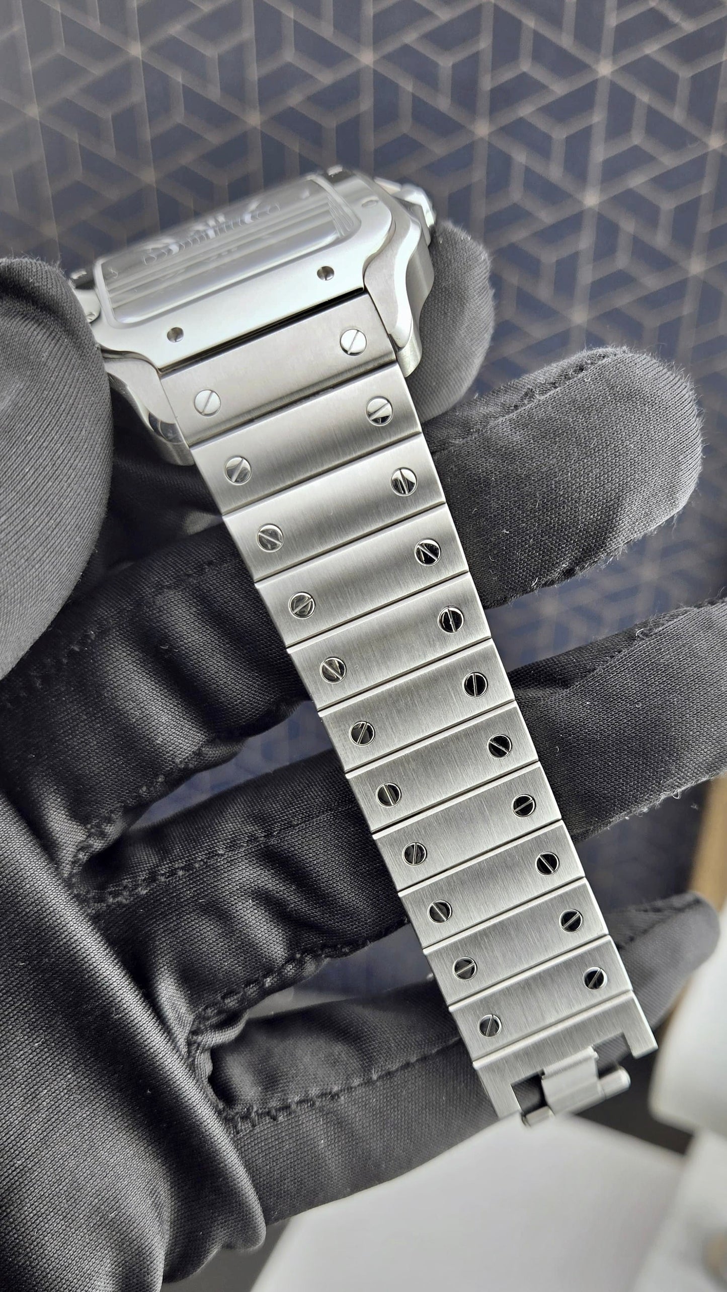 Cartier Santos Large Blue Dial