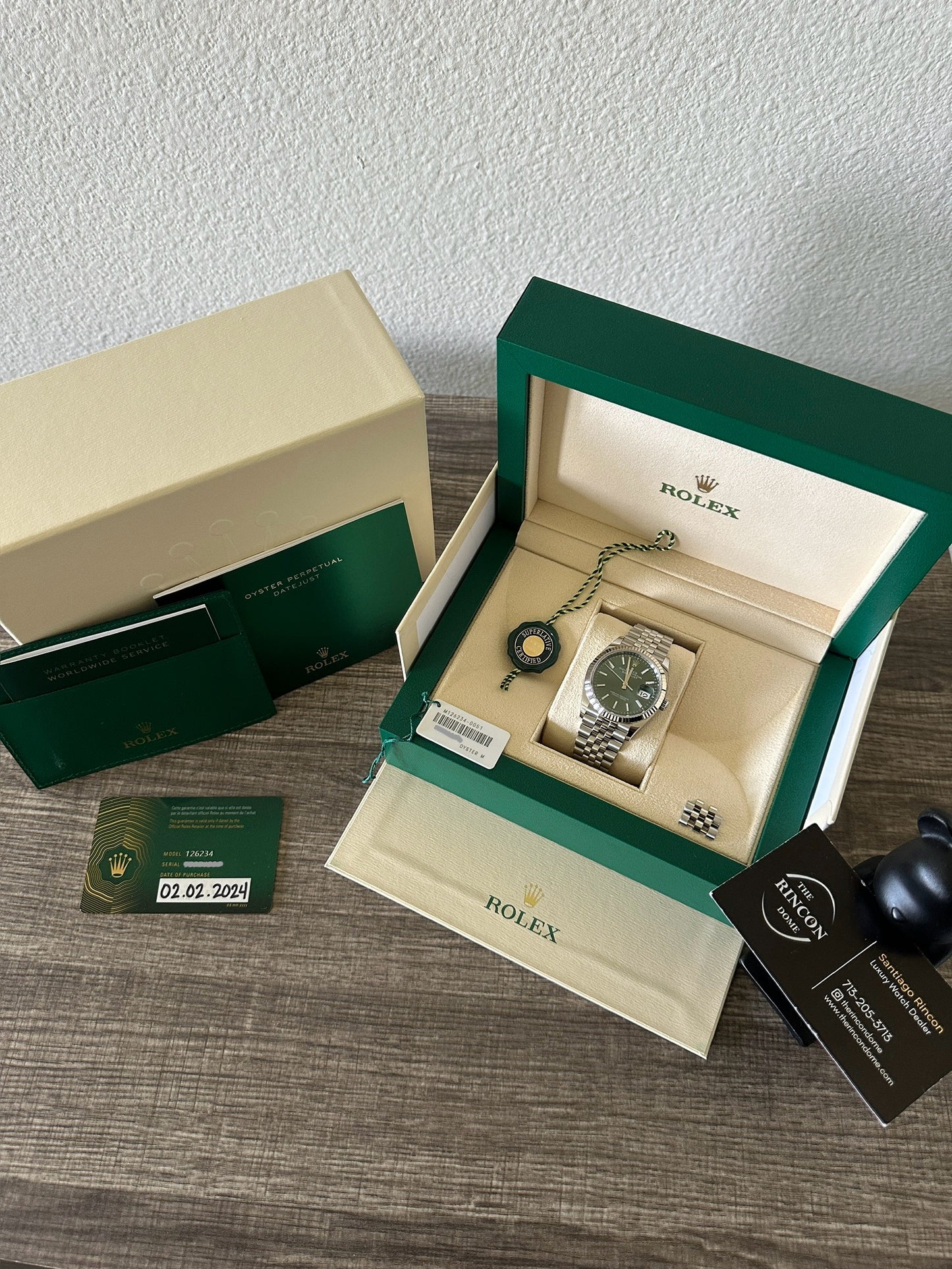Rolex Datejust 36 Mint Green Jubilee