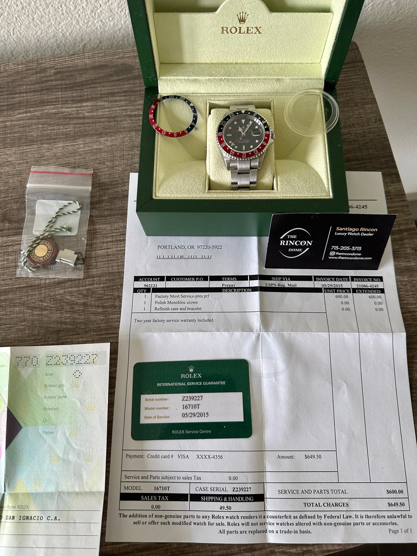 Rolex GMT Master II ‘Coke’
