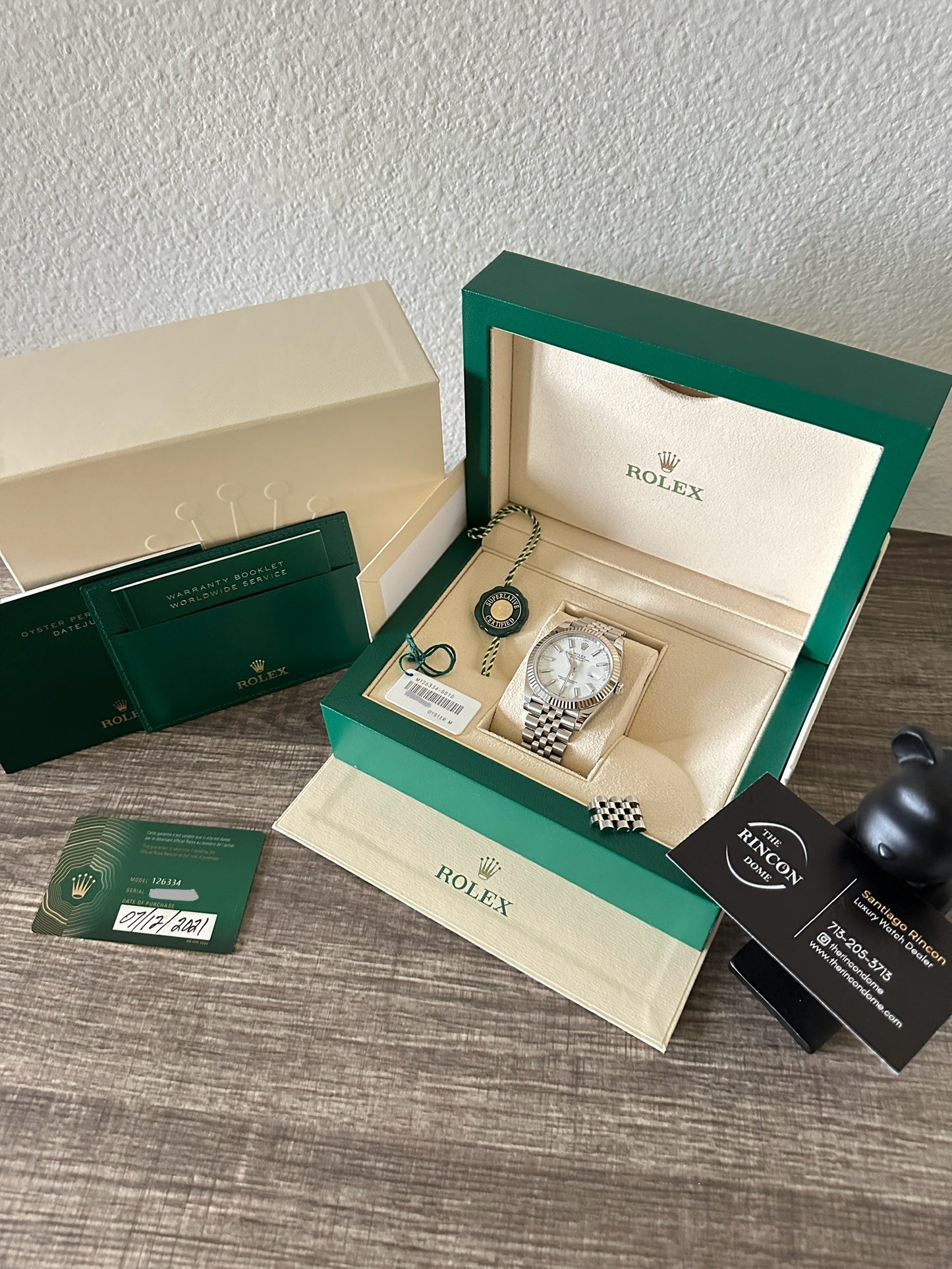 Rolex Datejust 41 White Jubilee
