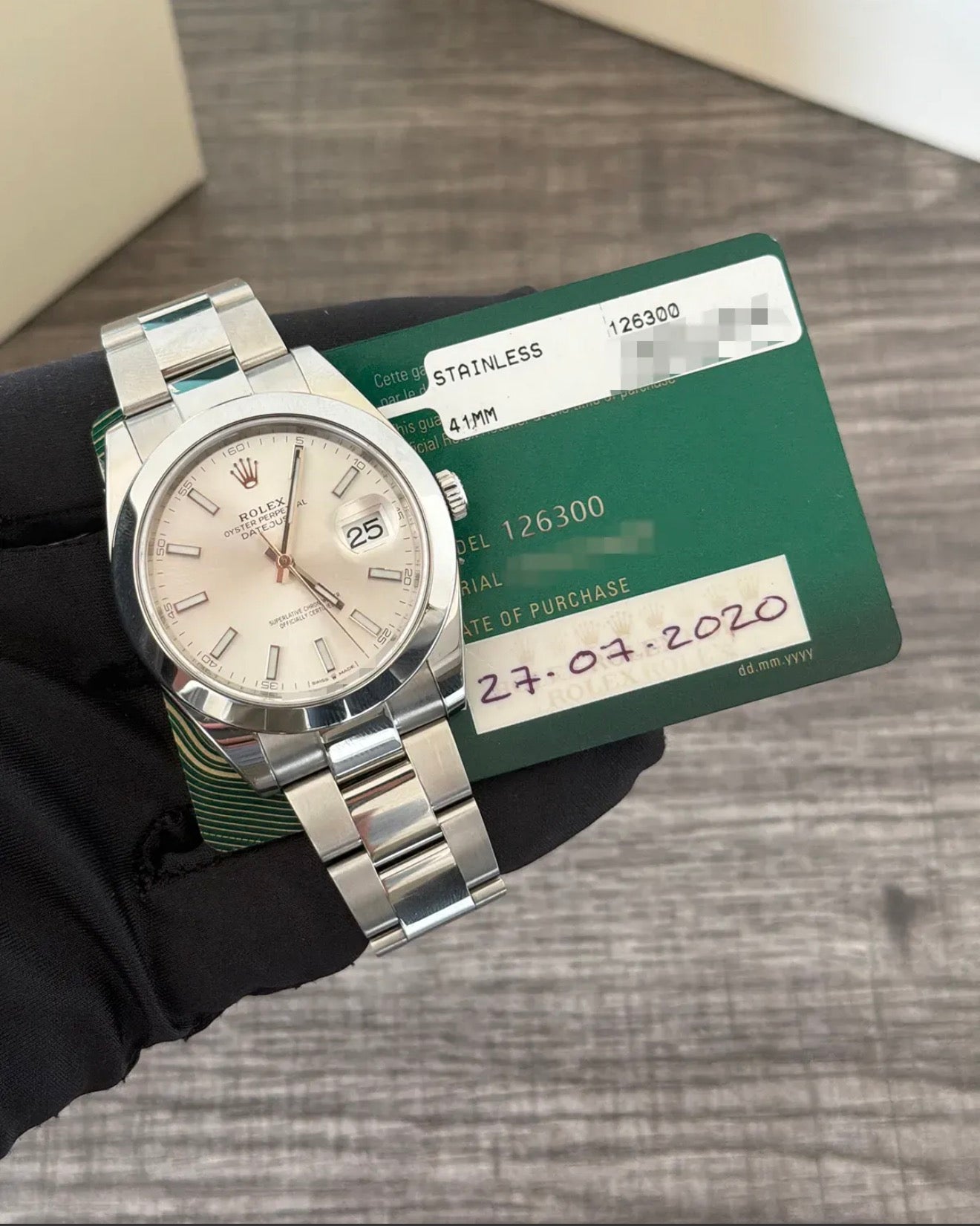 Rolex Datejust 41 Silver