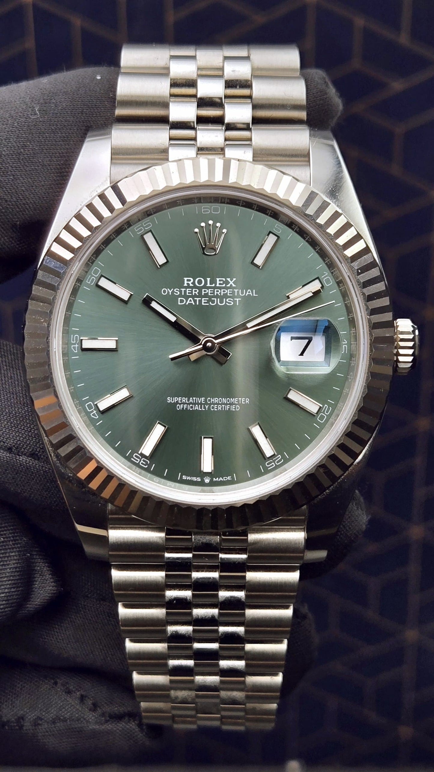 Rolex Datejust 41 Mint Green