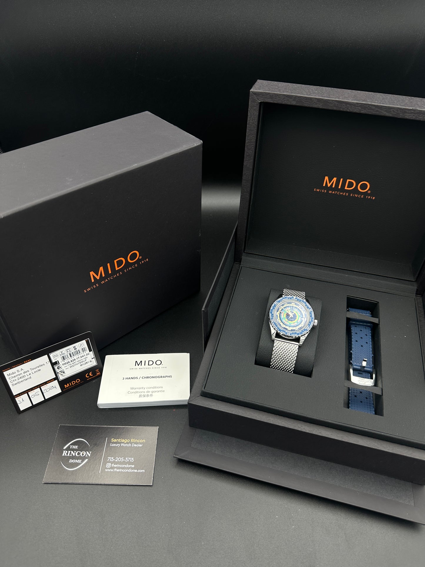 Mido Ocean Star Decompression WorldTimer