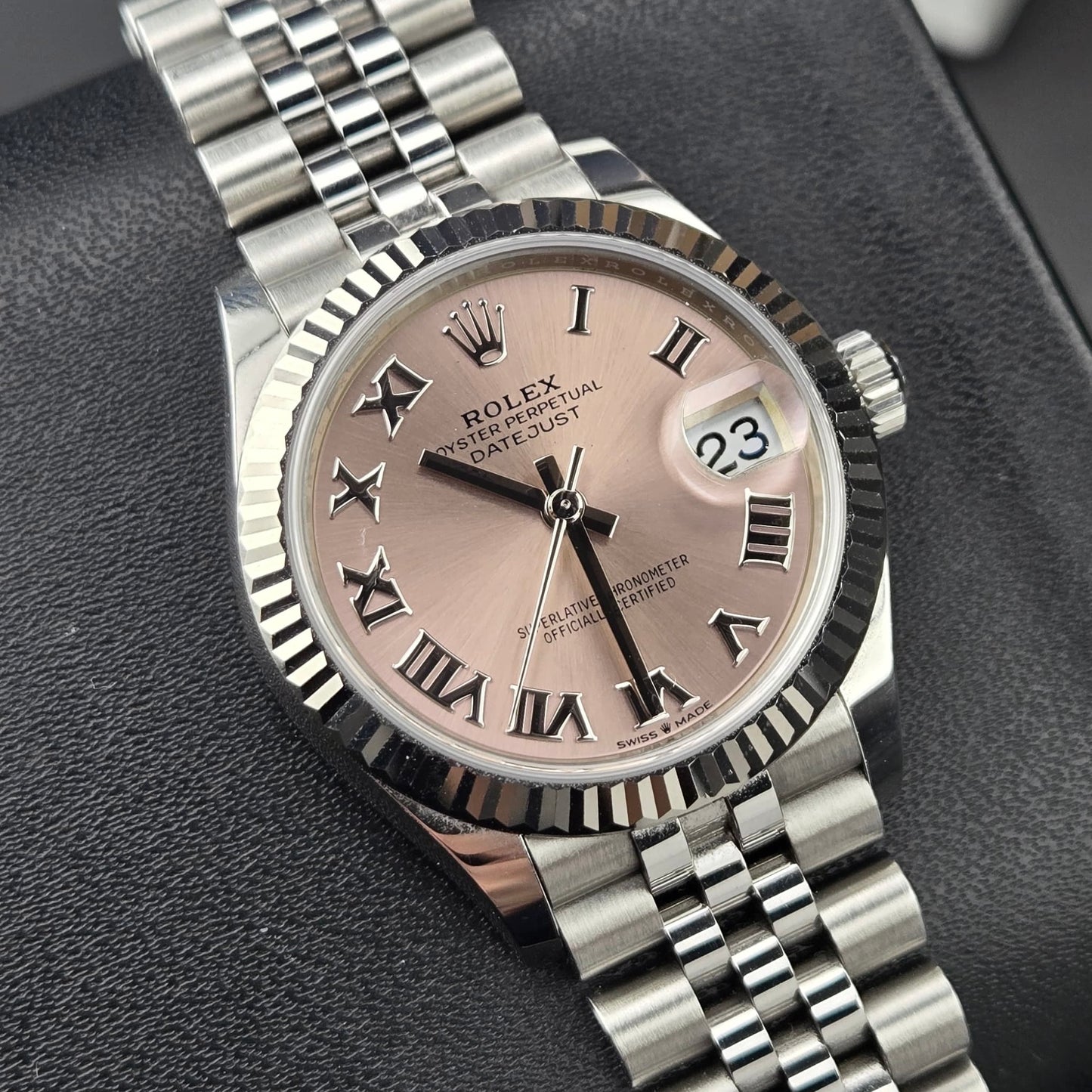 Rolex Lady Datejust 31mm Pink Roman Jubilee