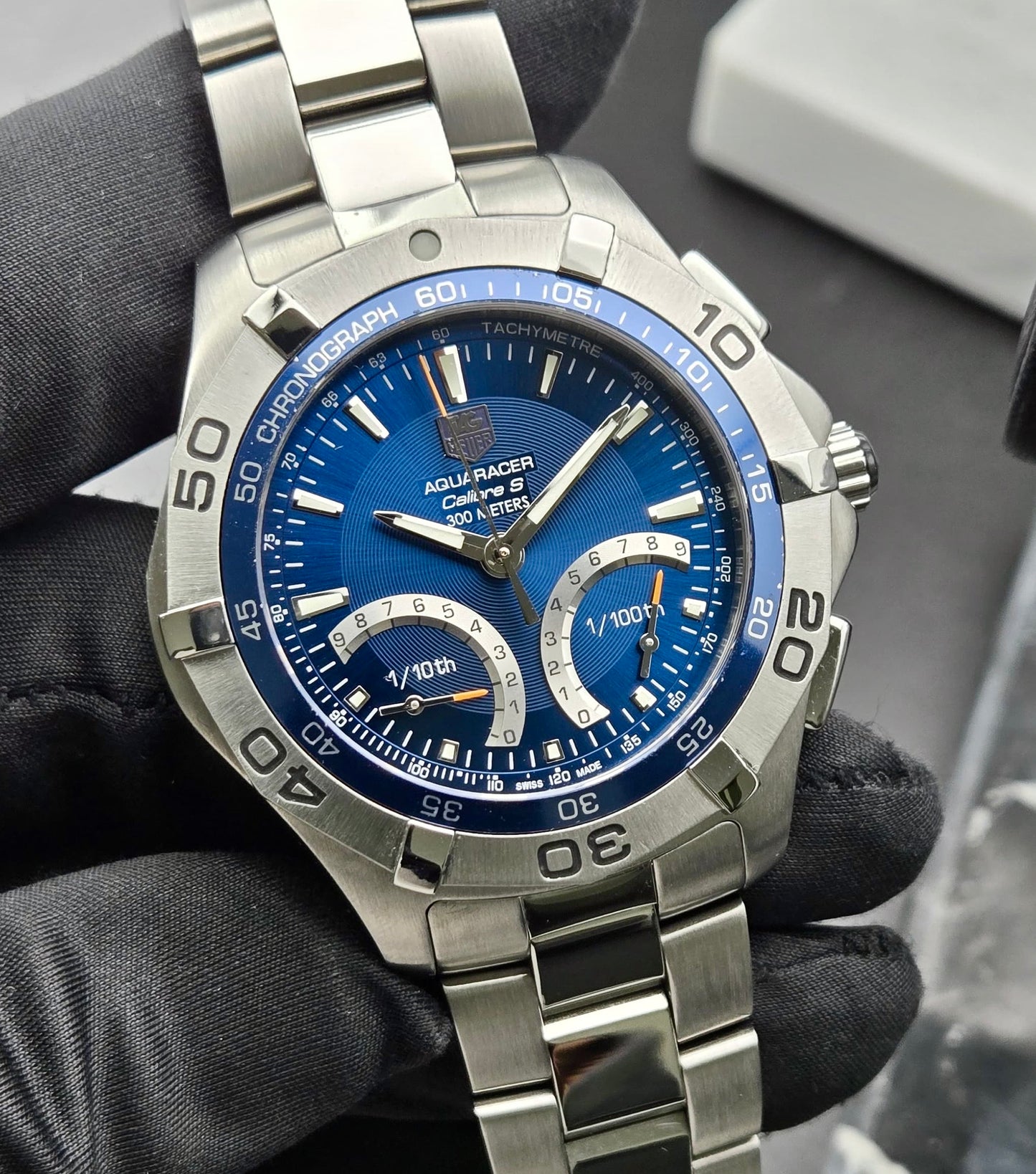 TAG Heuer Aquaracer Chronograph 43mm Blue dial