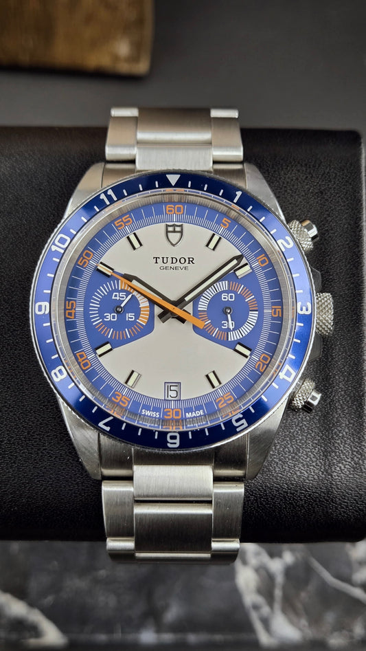 Tudor Heritage Chrono Blue