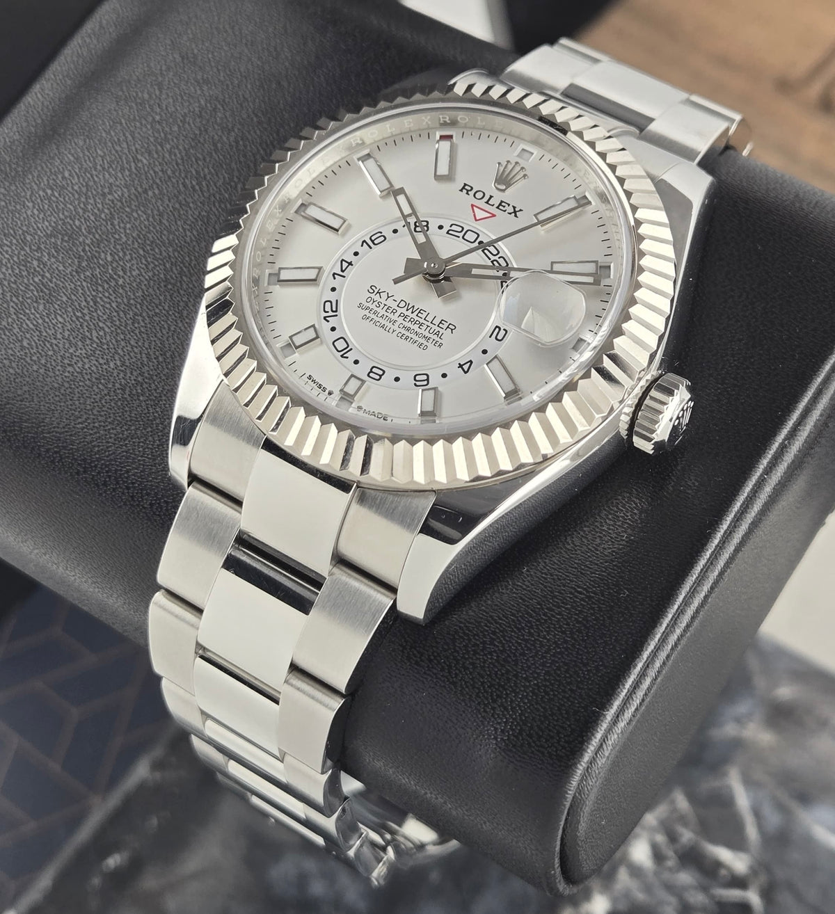 Rolex Sky-Dweller 42mm White Dial Oyster Bracelet
