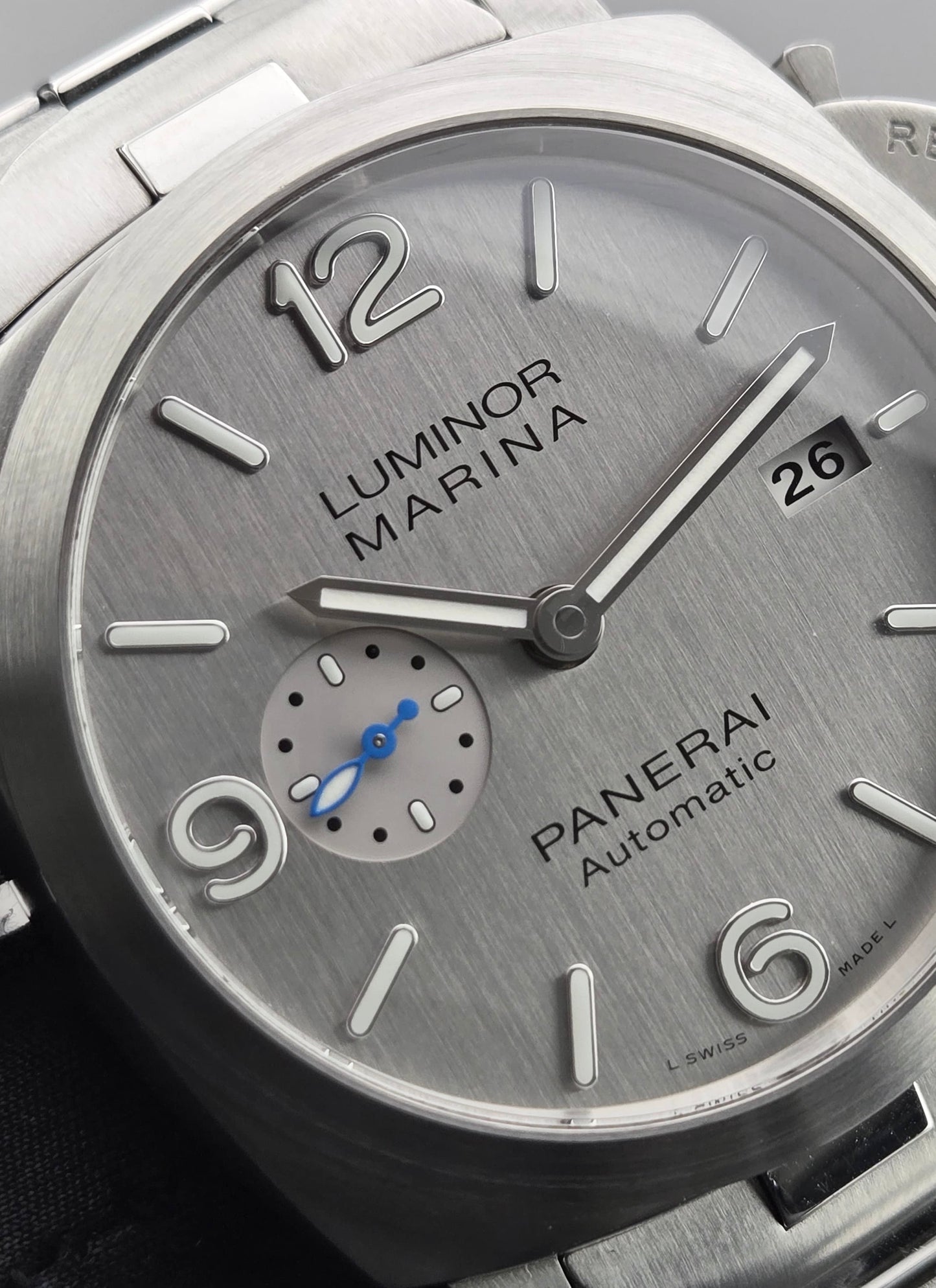 Panerai 1950 3 Days Luminor Marina Automatic 44mm Silver Surfer