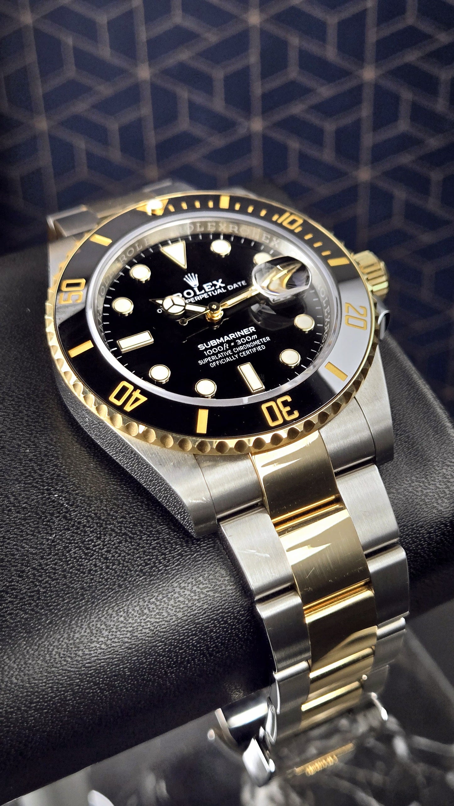 Rolex Submariner Date Two Tone Yellow Gold