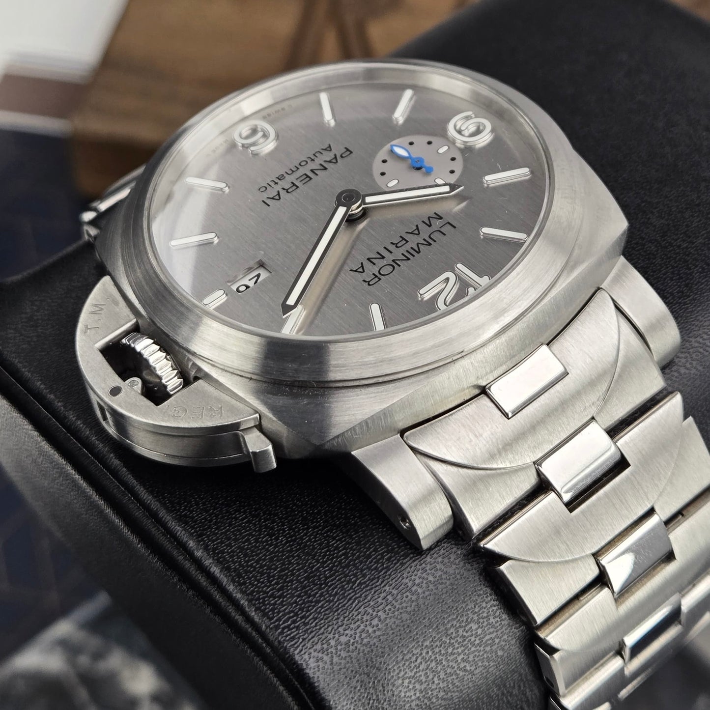 Panerai 1950 3 Days Luminor Marina Automatic 44mm Silver Surfer