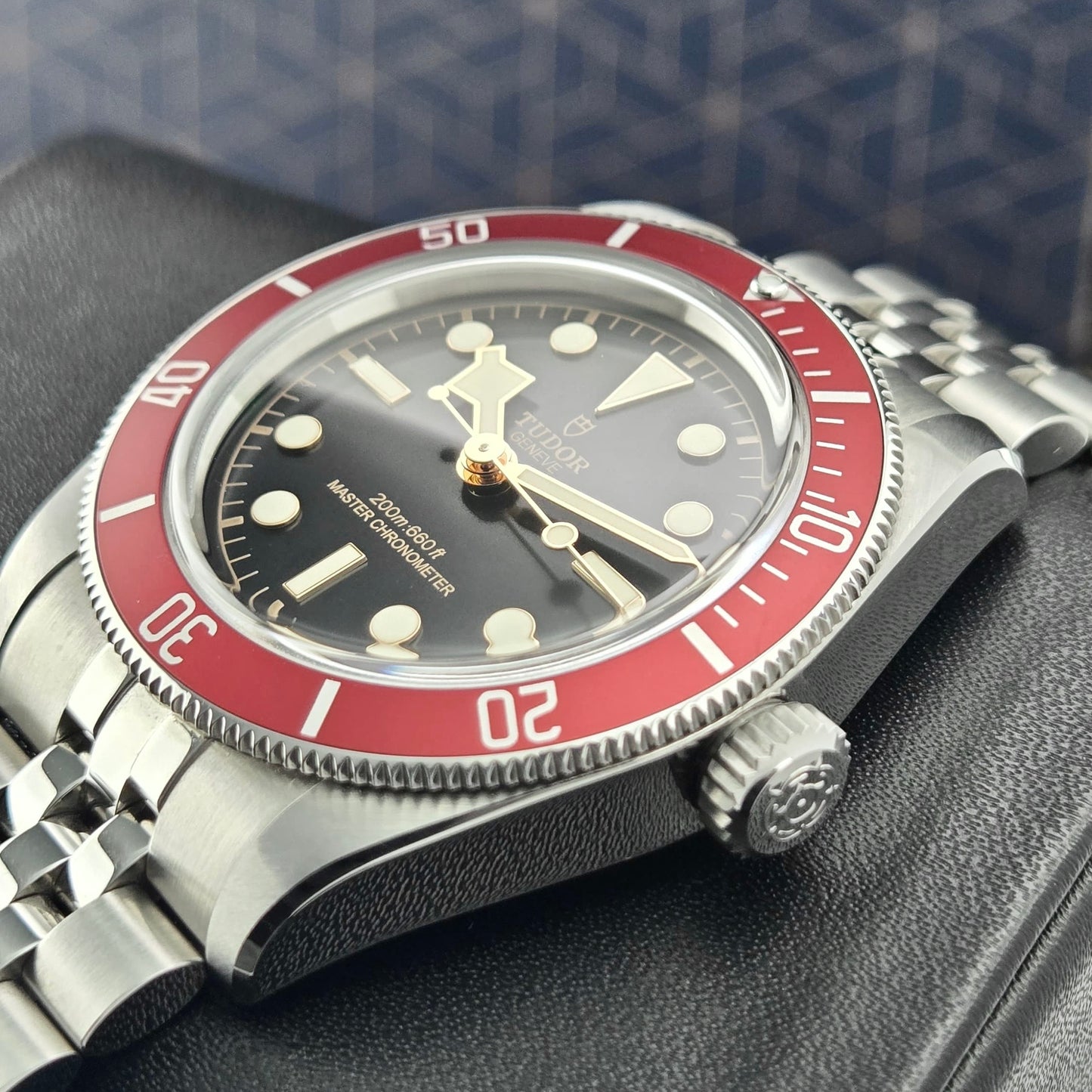 Tudor Black Bay Burgundy Red Bezel Jubilee