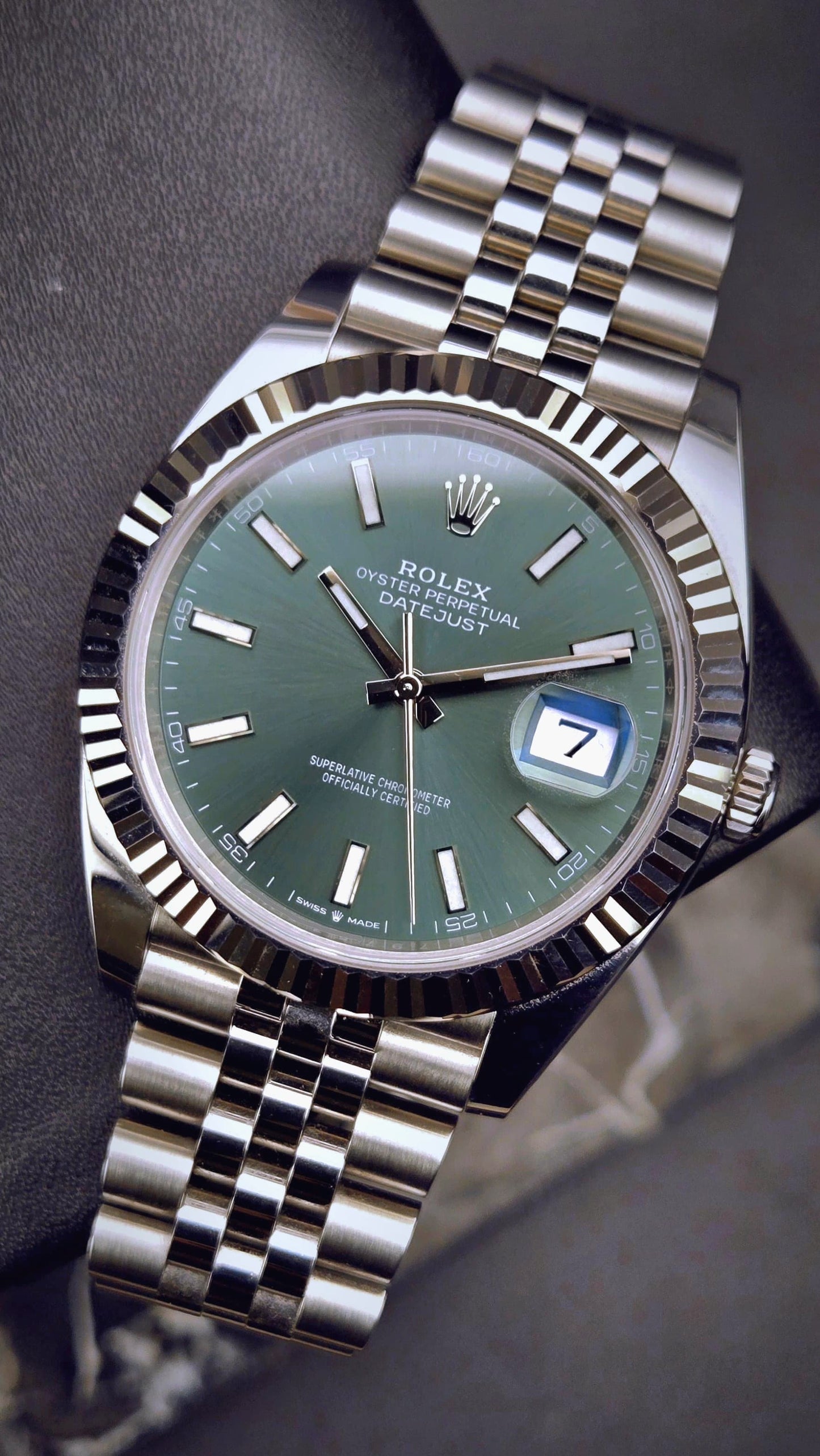 Rolex Datejust 41 Mint Green