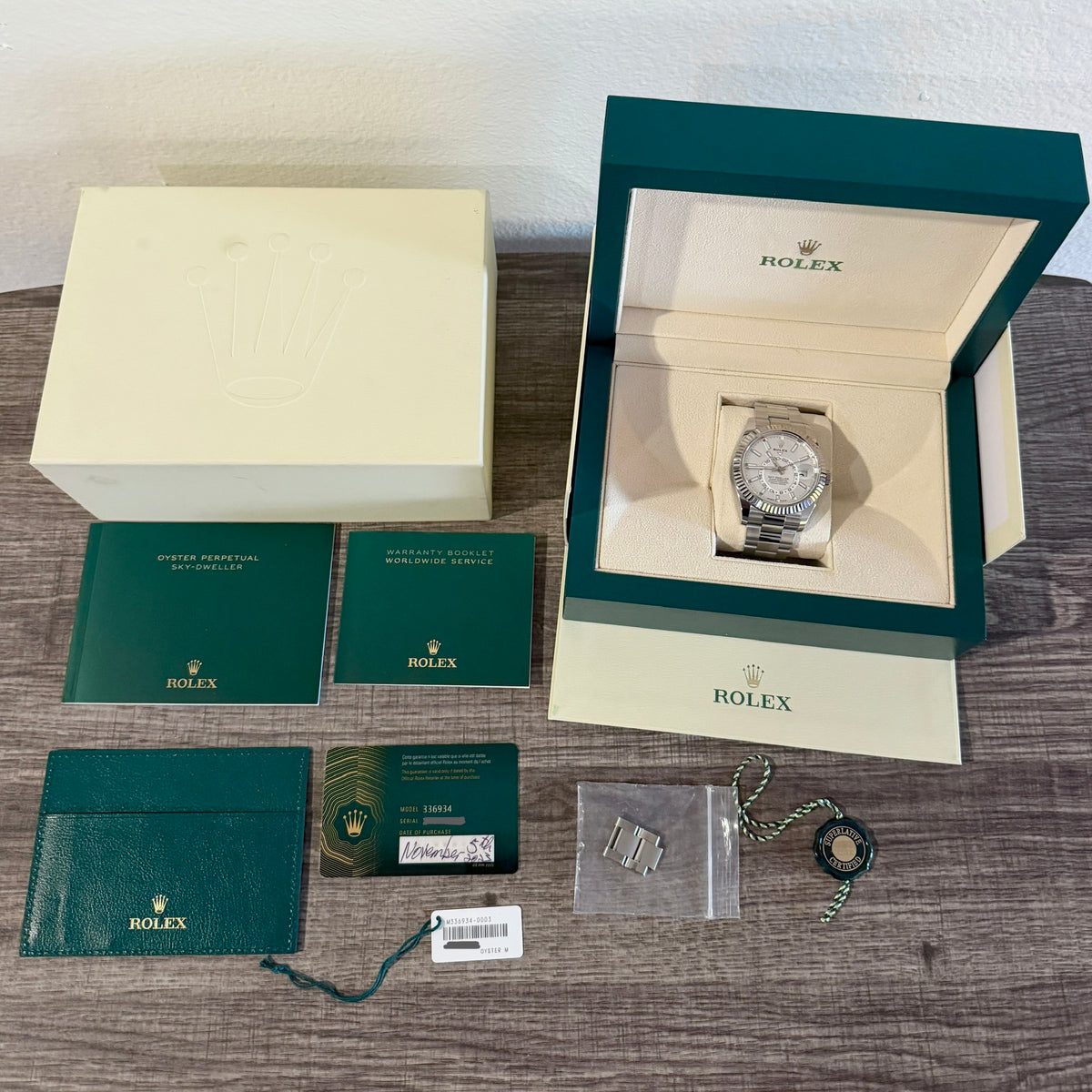 Rolex Sky-Dweller 42mm White Dial Oyster Bracelet