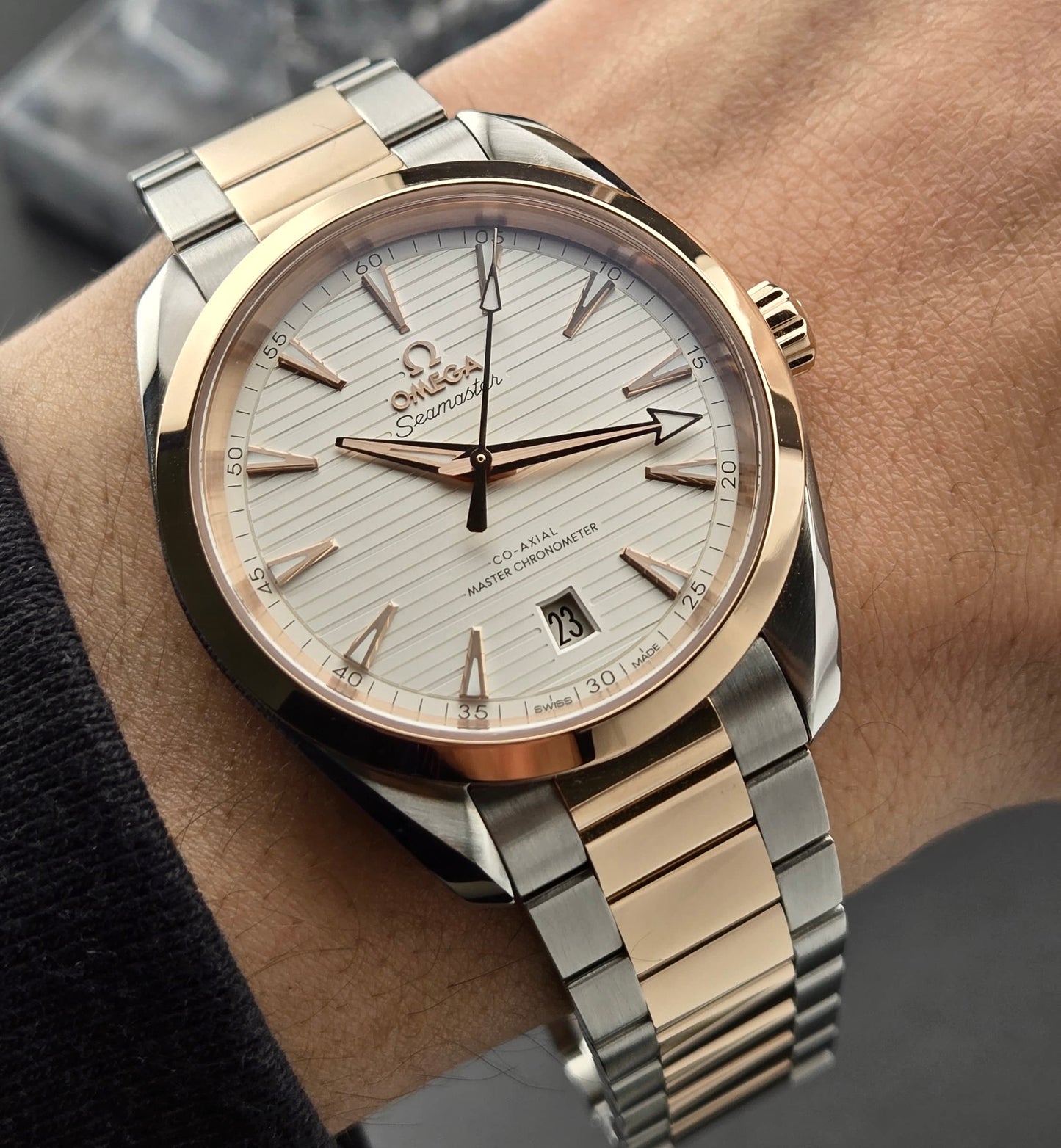Omega Seamaster Aqua Terra Rose Gold 150m