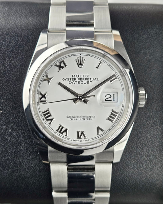 Rolex Datejust 36 White Dial
