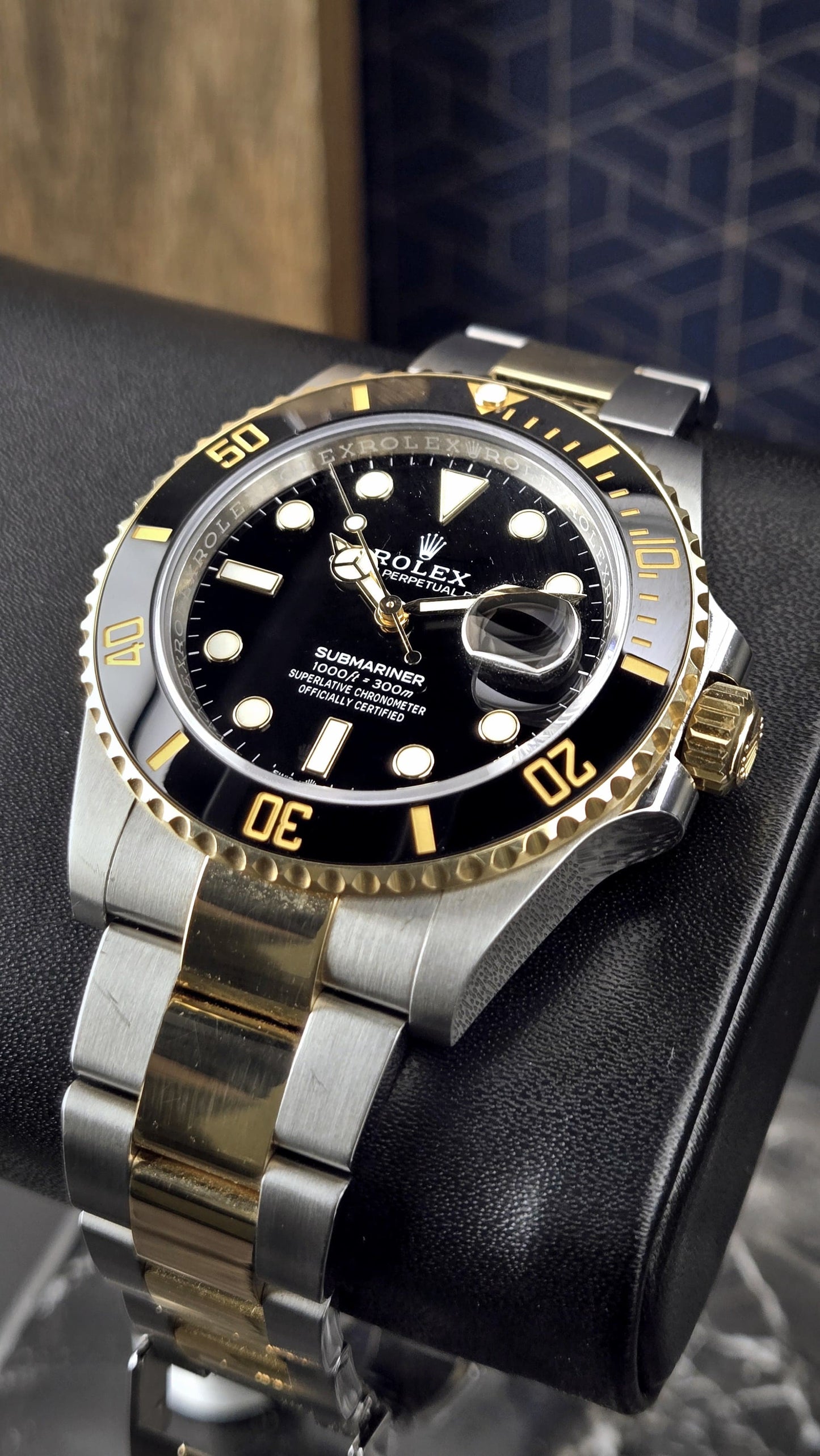 Rolex Submariner Date Two Tone Yellow Gold