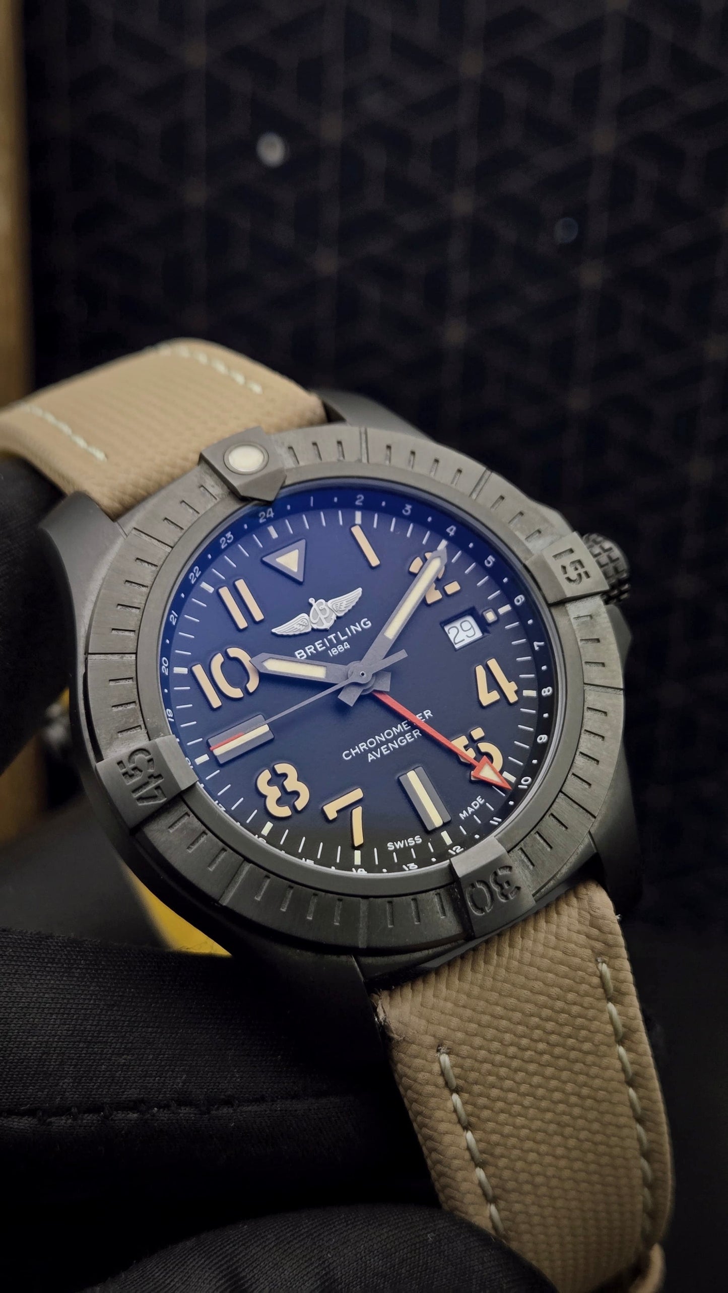 Breitling Avenger Night Mission GMT