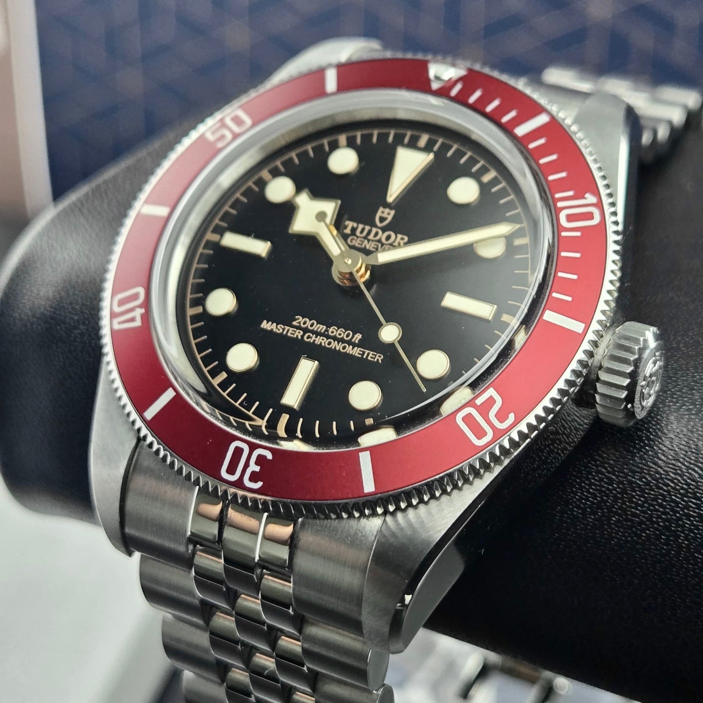 Tudor Black Bay Burgundy Red Bezel Jubilee