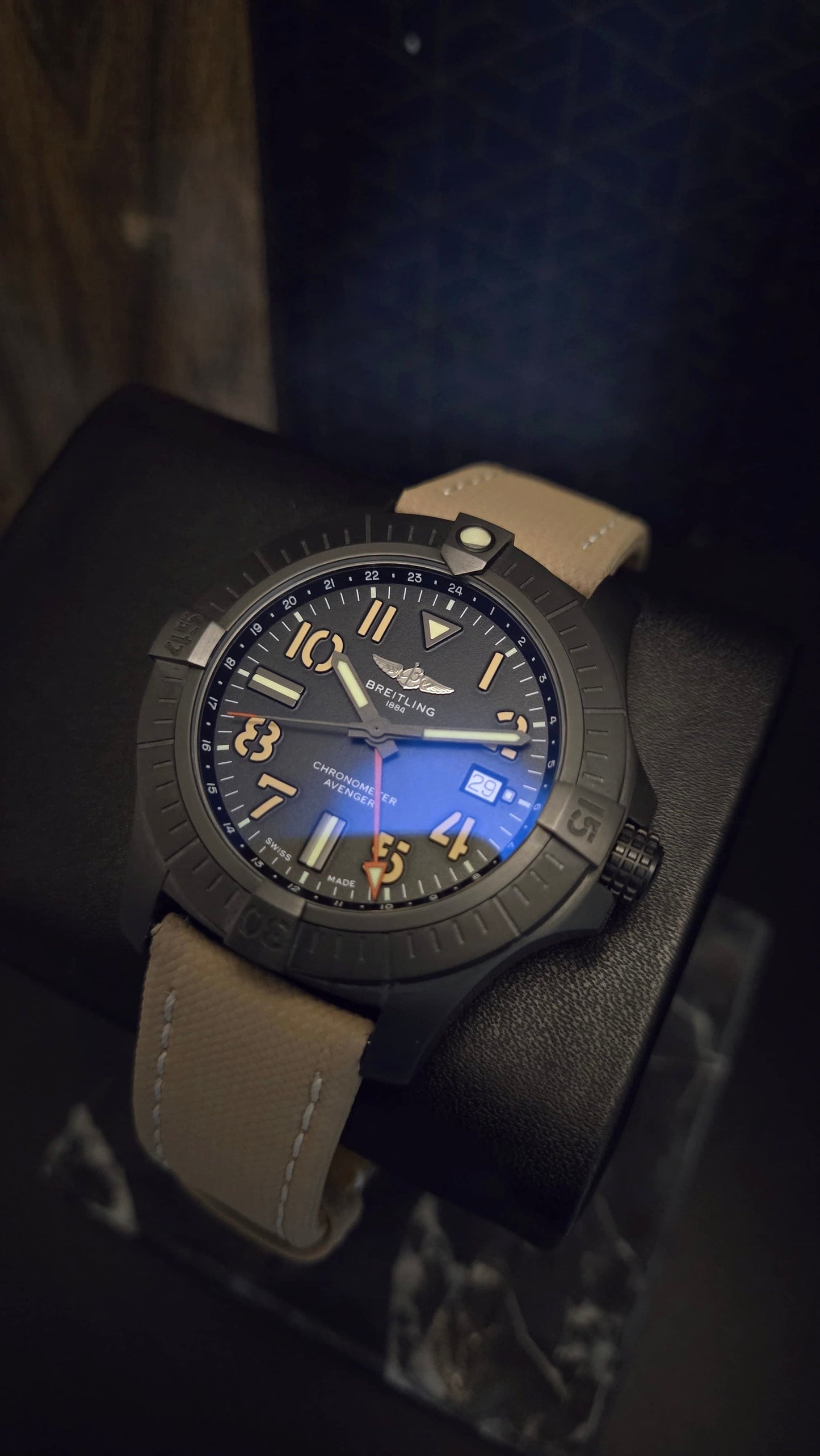 Breitling Avenger Night Mission GMT