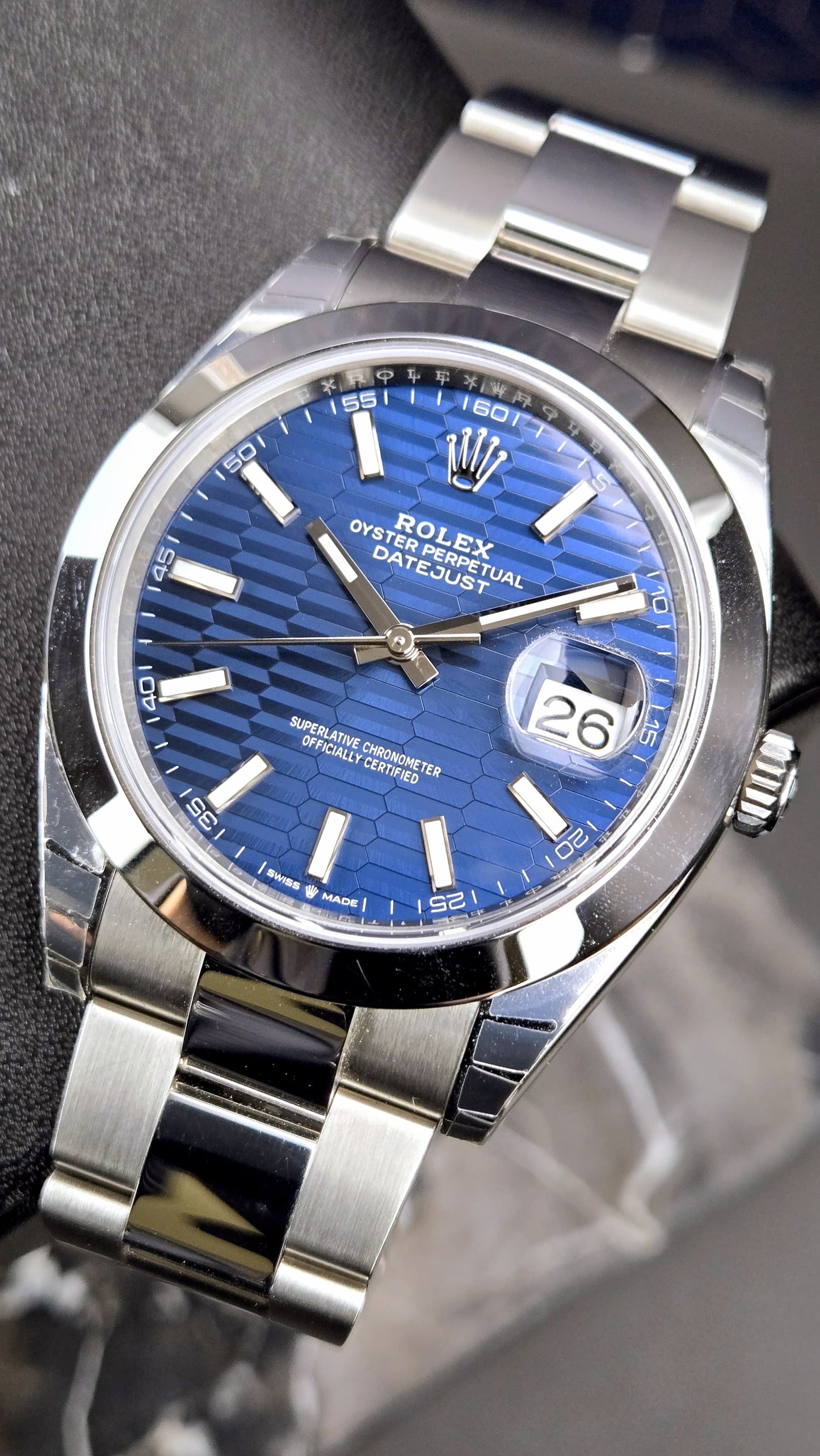 Rolex Datejust 41 Motif Blue