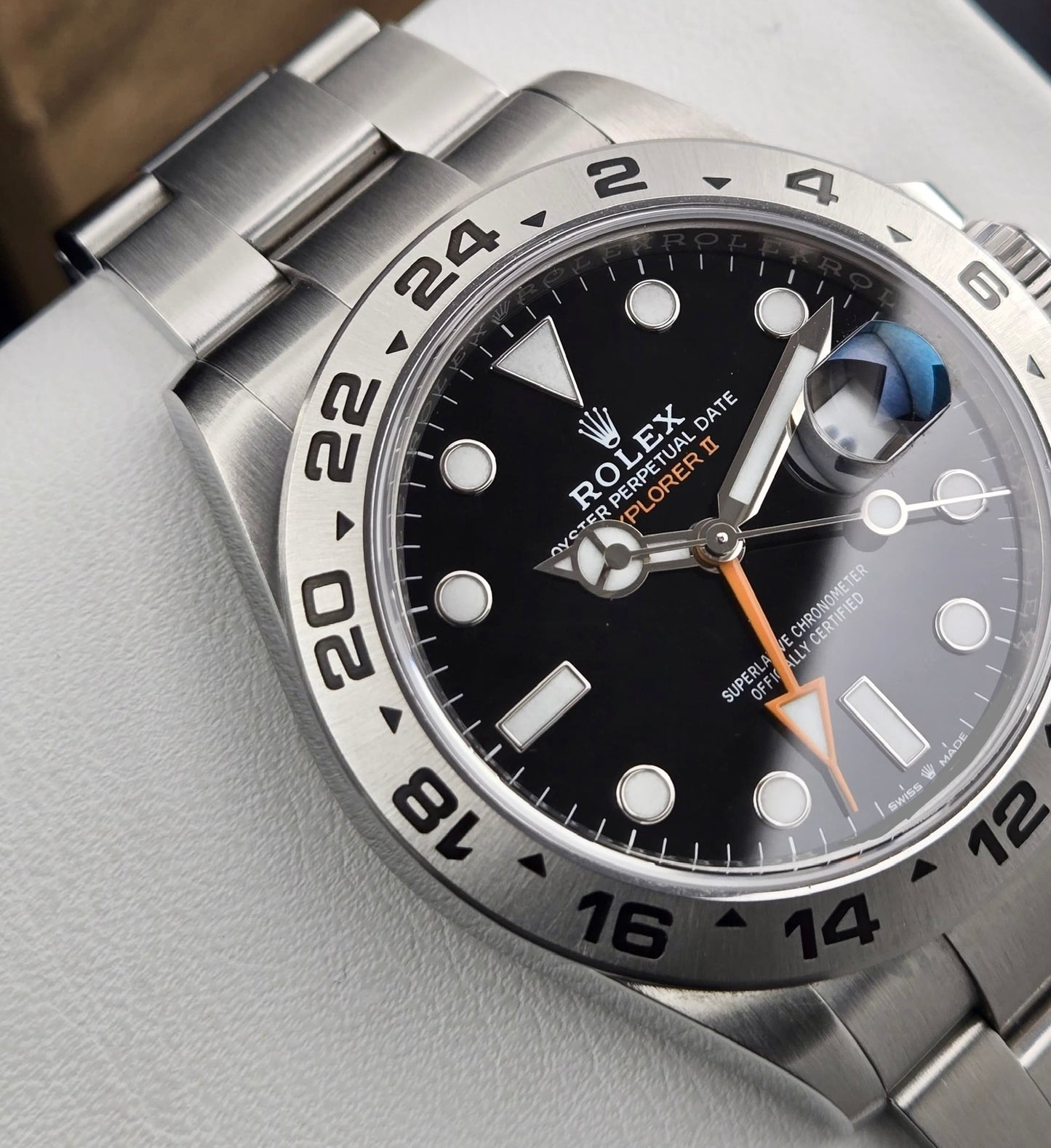 Rolex Explorer II Black Dial Oyster Bracelet 226570 Complete Set 42mm