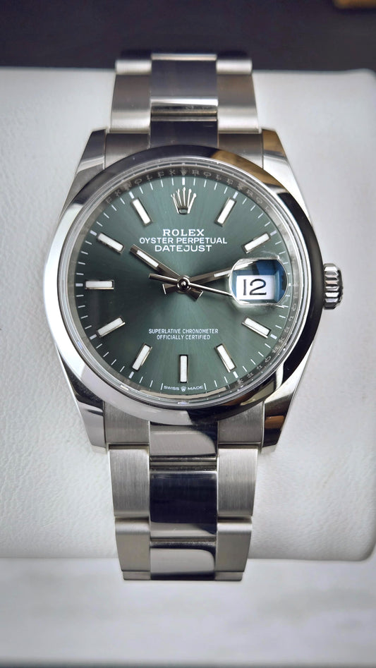 Rolex Datejust 36 Mint Green