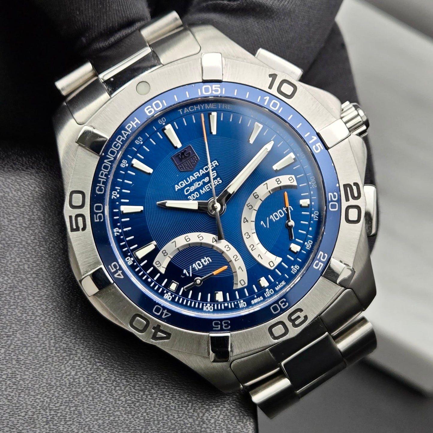 TAG Heuer Aquaracer Chronograph 43mm Blue dial