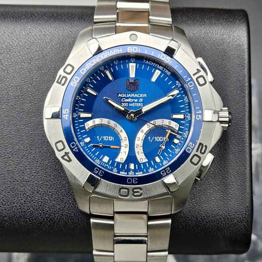 TAG Heuer Aquaracer Chronograph 43mm Blue dial