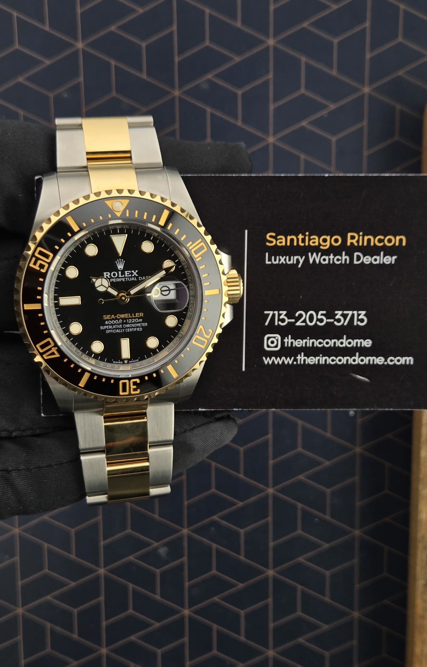 Rolex Sea-Dweller Two Tone Yellow Gold