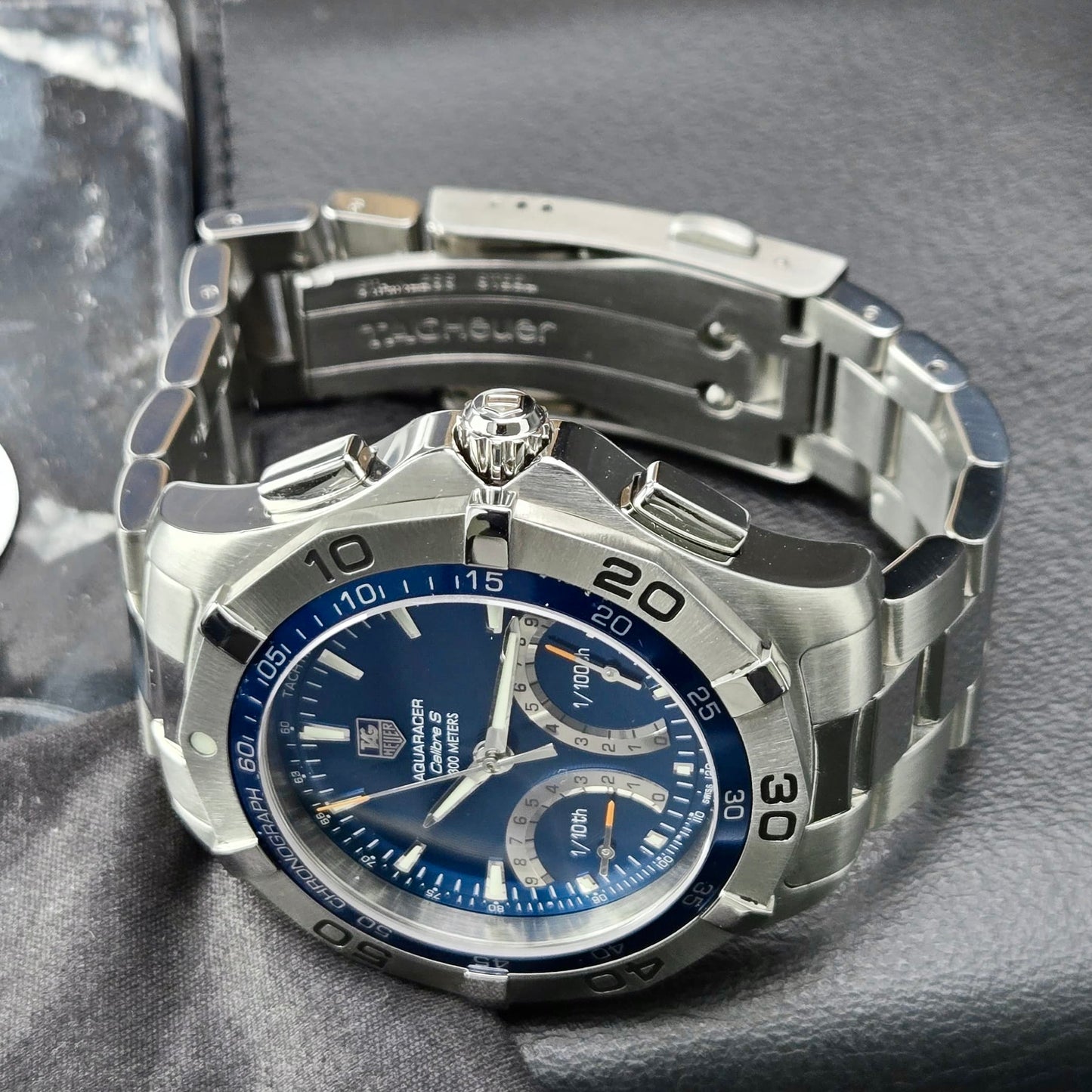 TAG Heuer Aquaracer Chronograph 43mm Blue dial