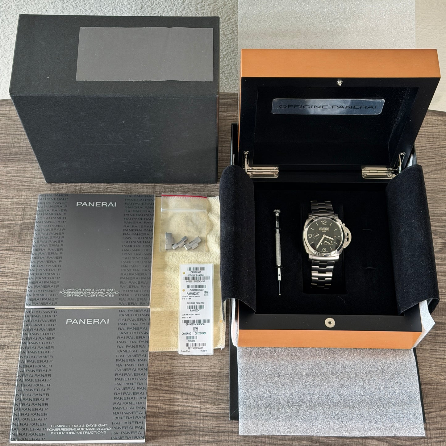 Panerai Luminor 1950 GMT 44mm PAM00347 PAM347