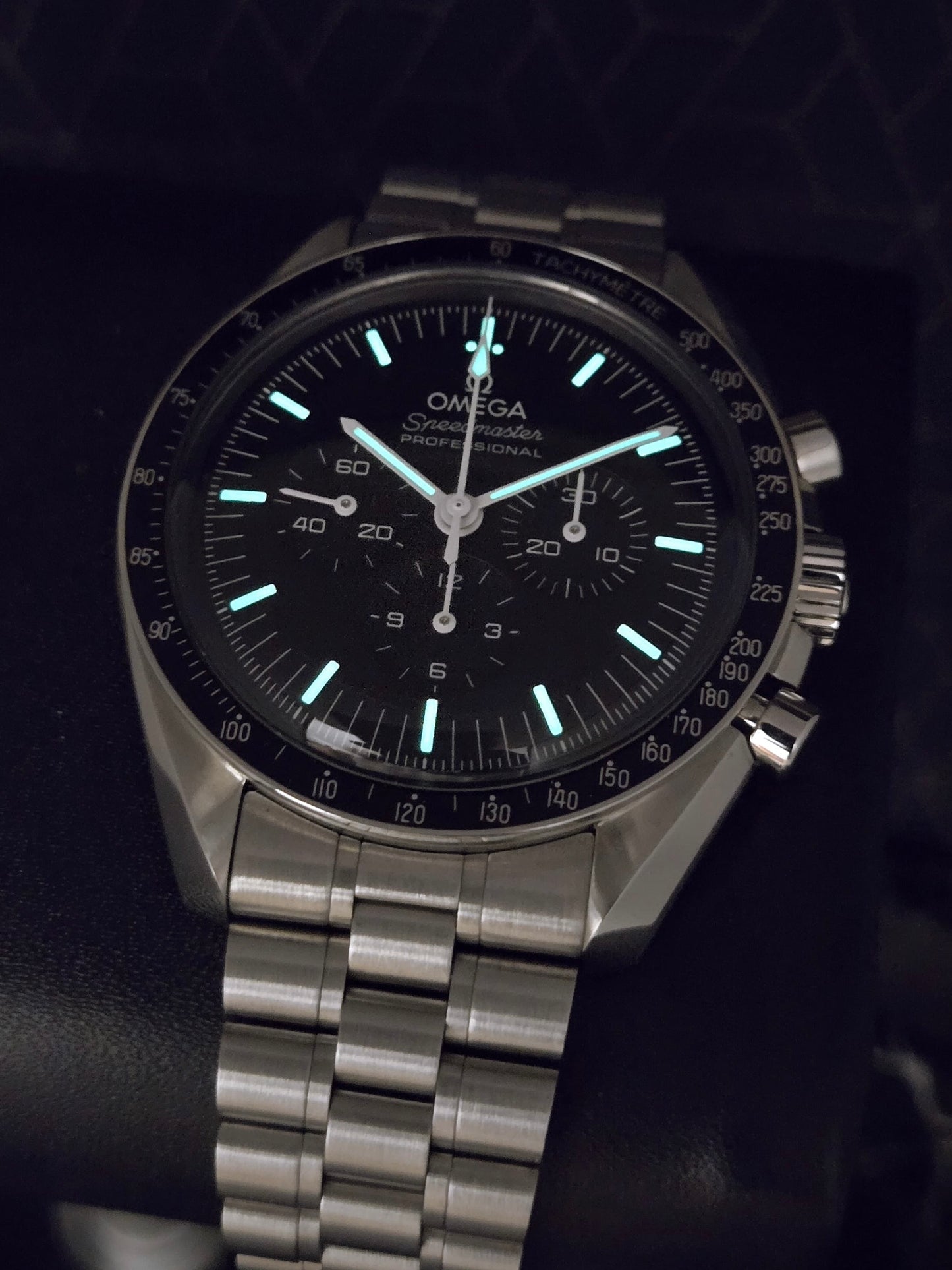 Omega Speedmaster Moonwatch Hesalite