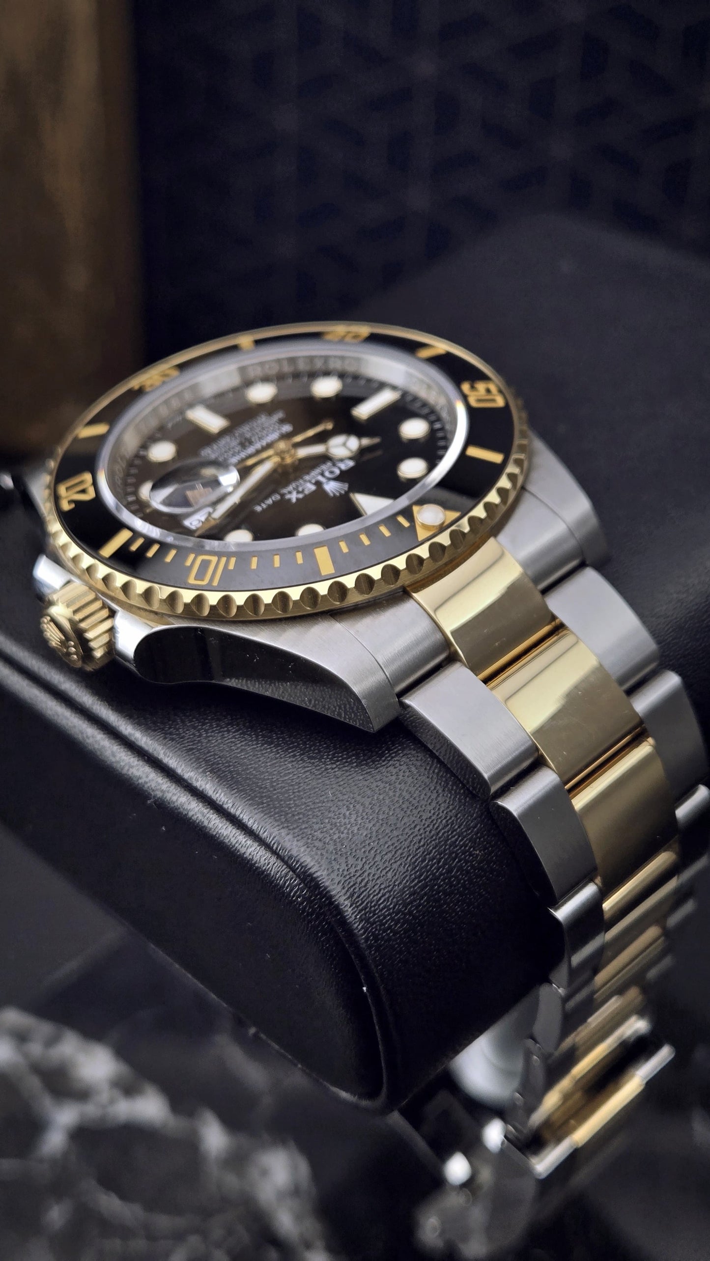 Rolex Submariner Date Two Tone Yellow Gold