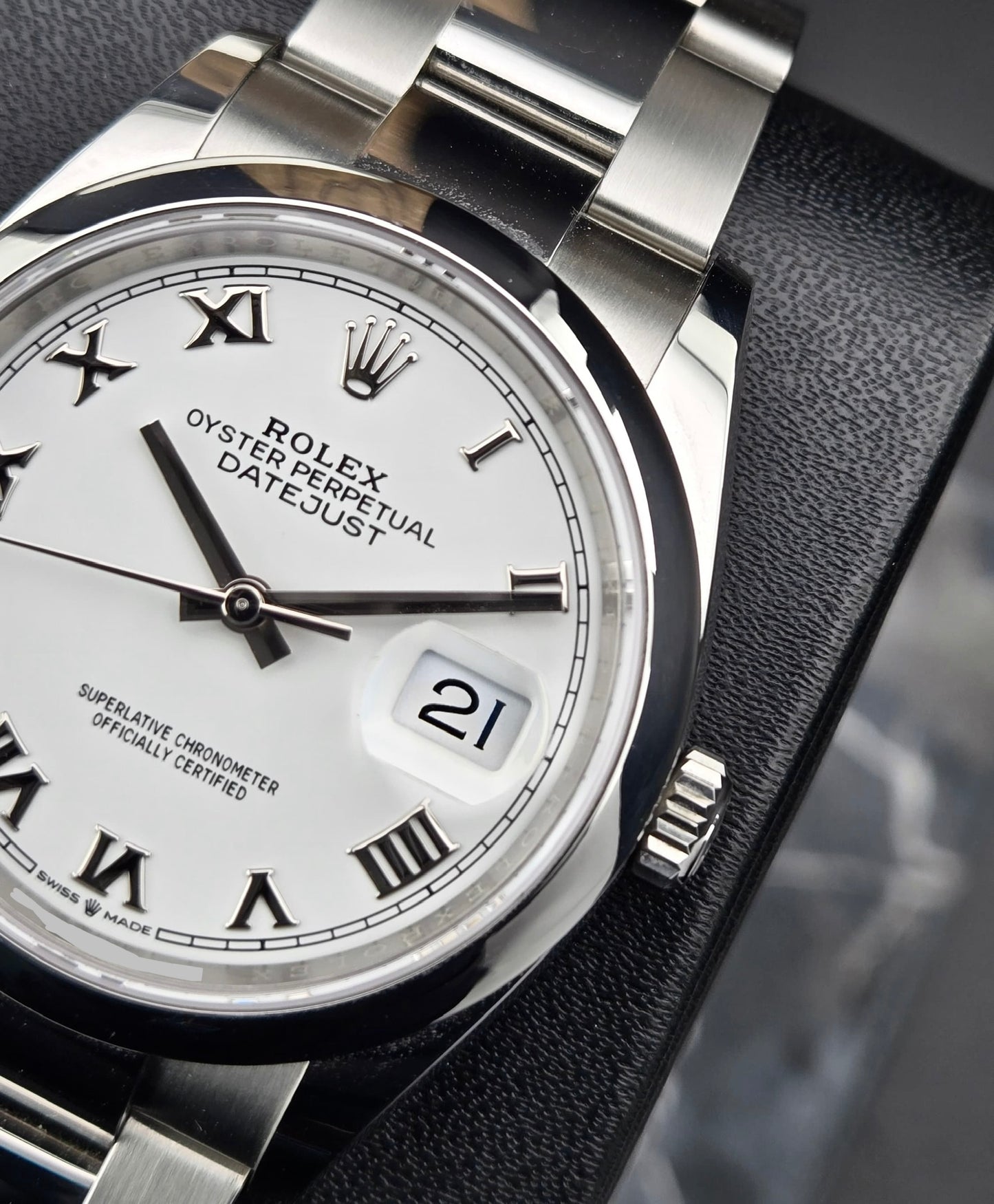 Rolex Datejust 36 White Dial