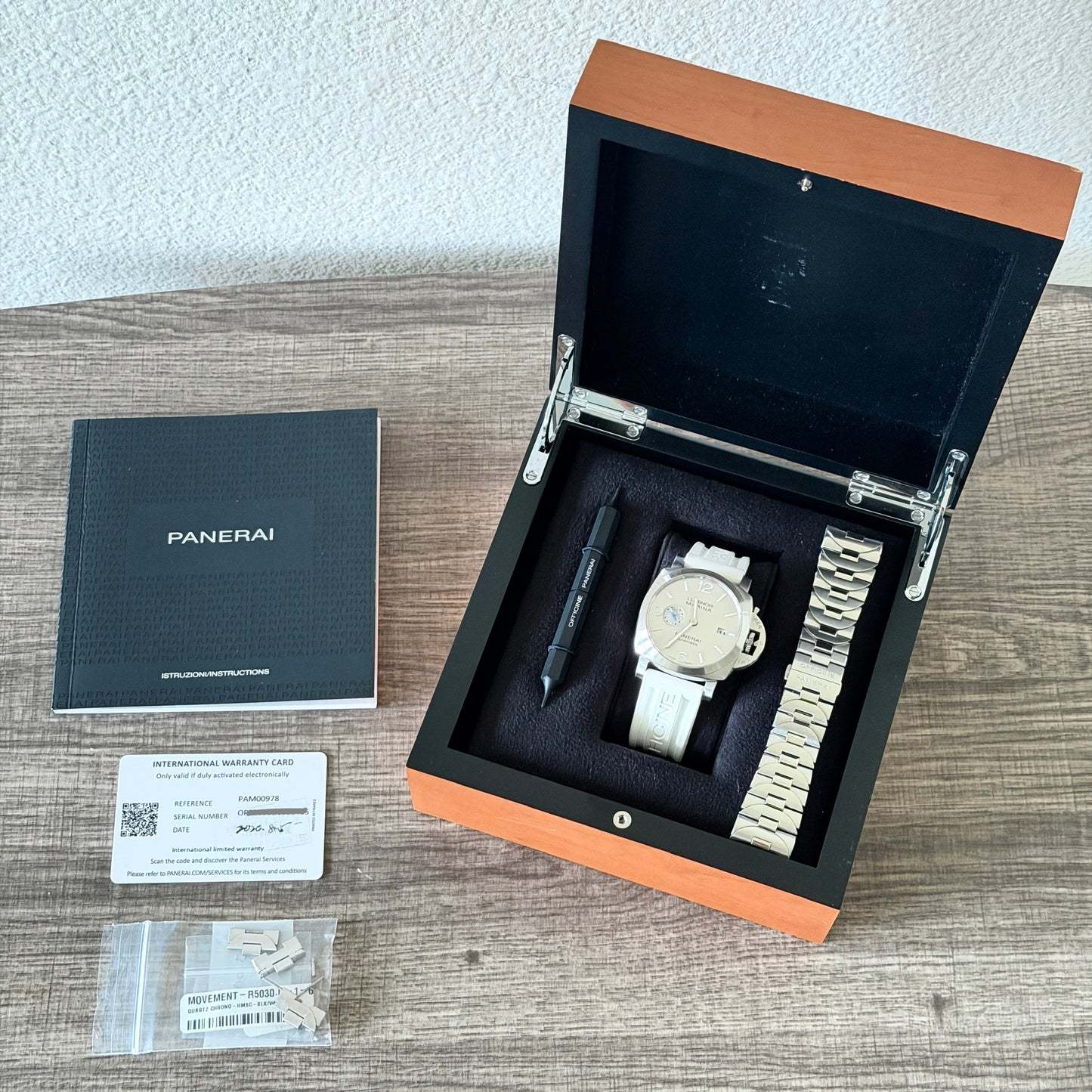 Panerai 1950 3 Days Luminor Marina Automatic 44mm Silver Surfer