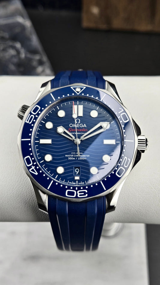 Brand New Omega Seamaster Diver 300m Blue Dial 42mm
