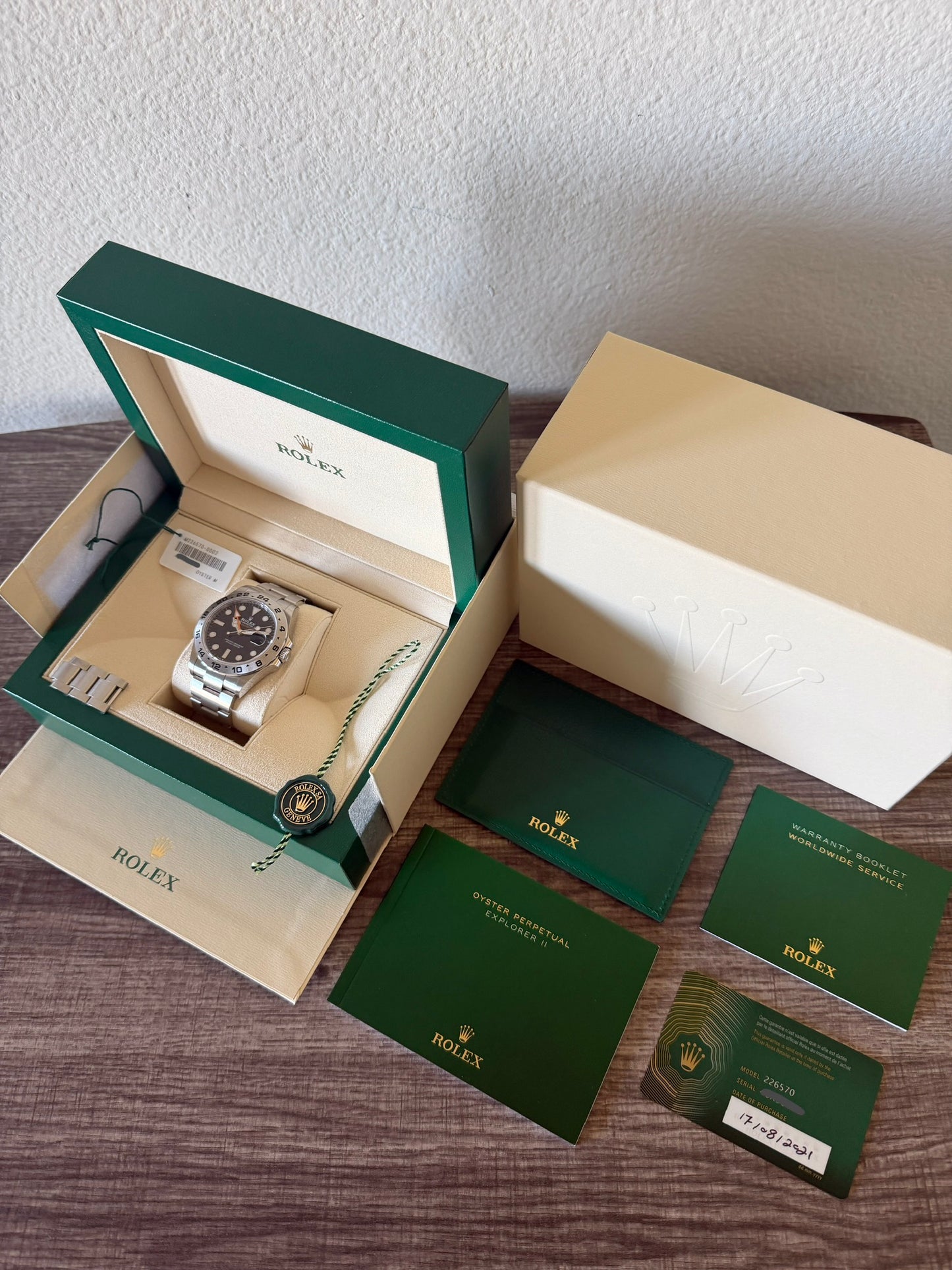 Rolex Explorer II Black 42mm