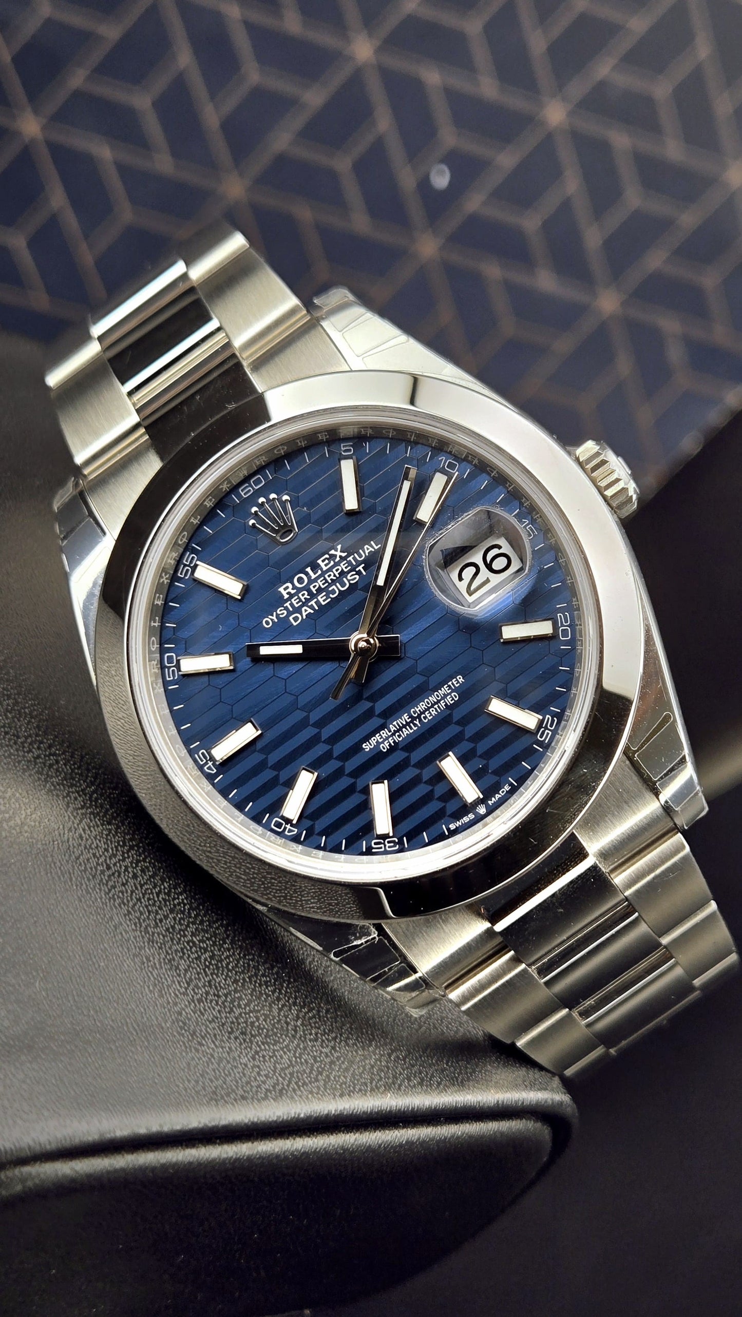 Rolex Datejust 41 Motif Blue