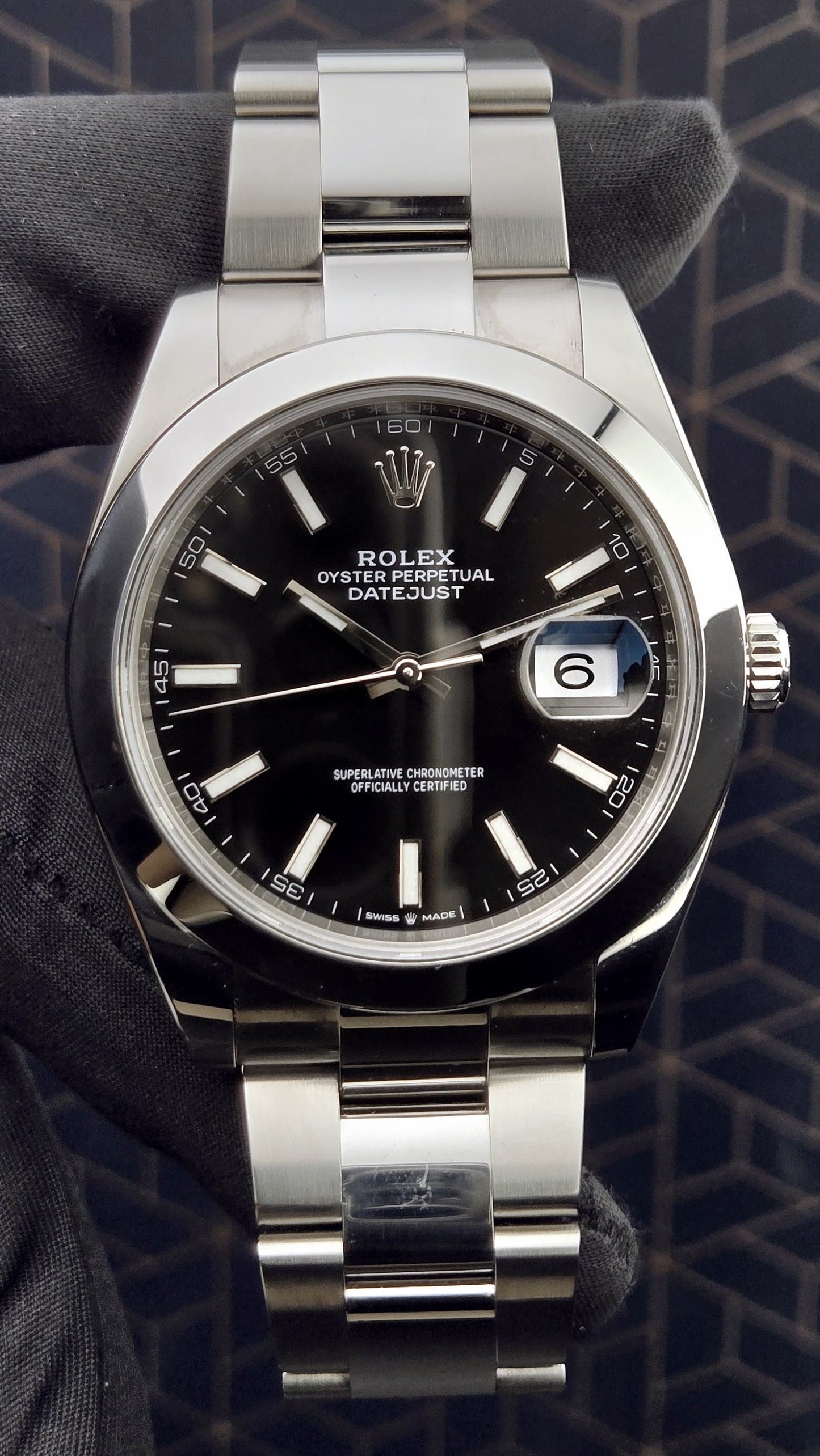 Rolex Datejust 41 Black Dial