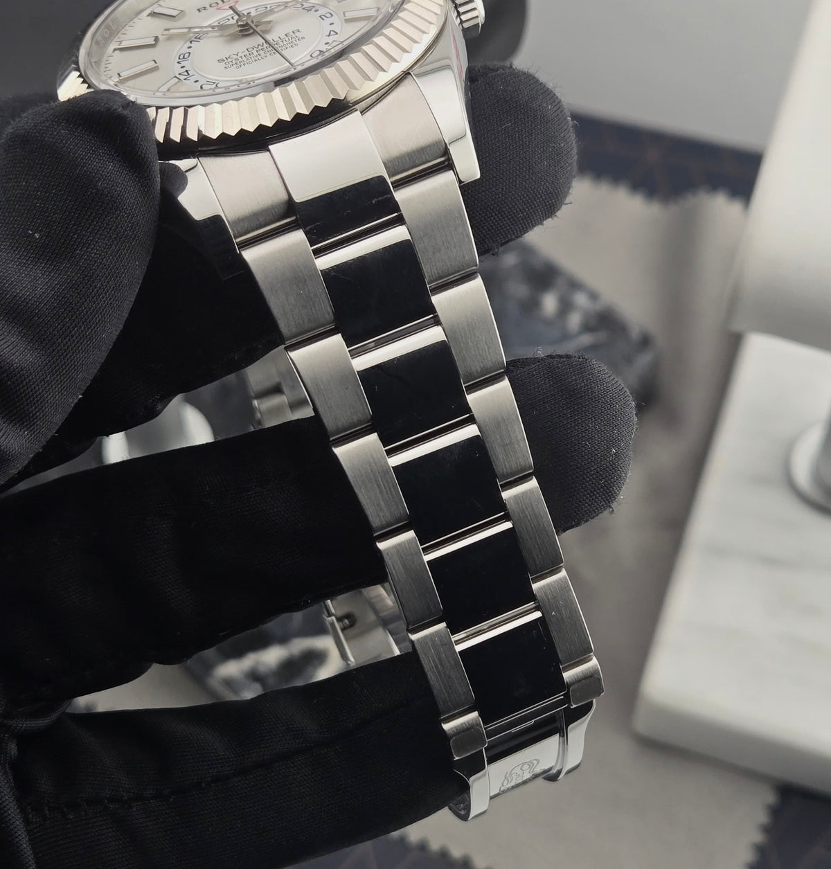 Rolex Sky-Dweller 42mm White Dial Oyster Bracelet