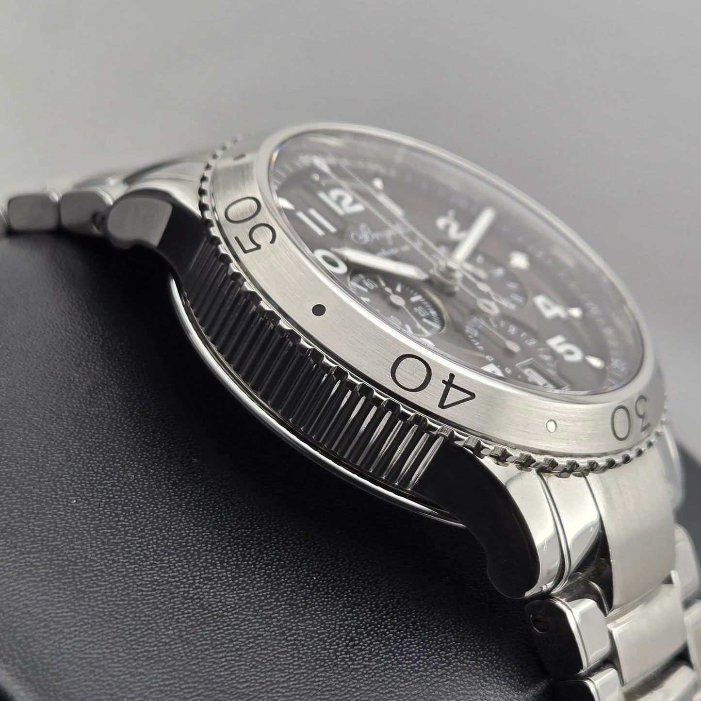 Breguet Transatlantique Type XXI Flyback Chronograph Ruthenium Brown Dial 42mm