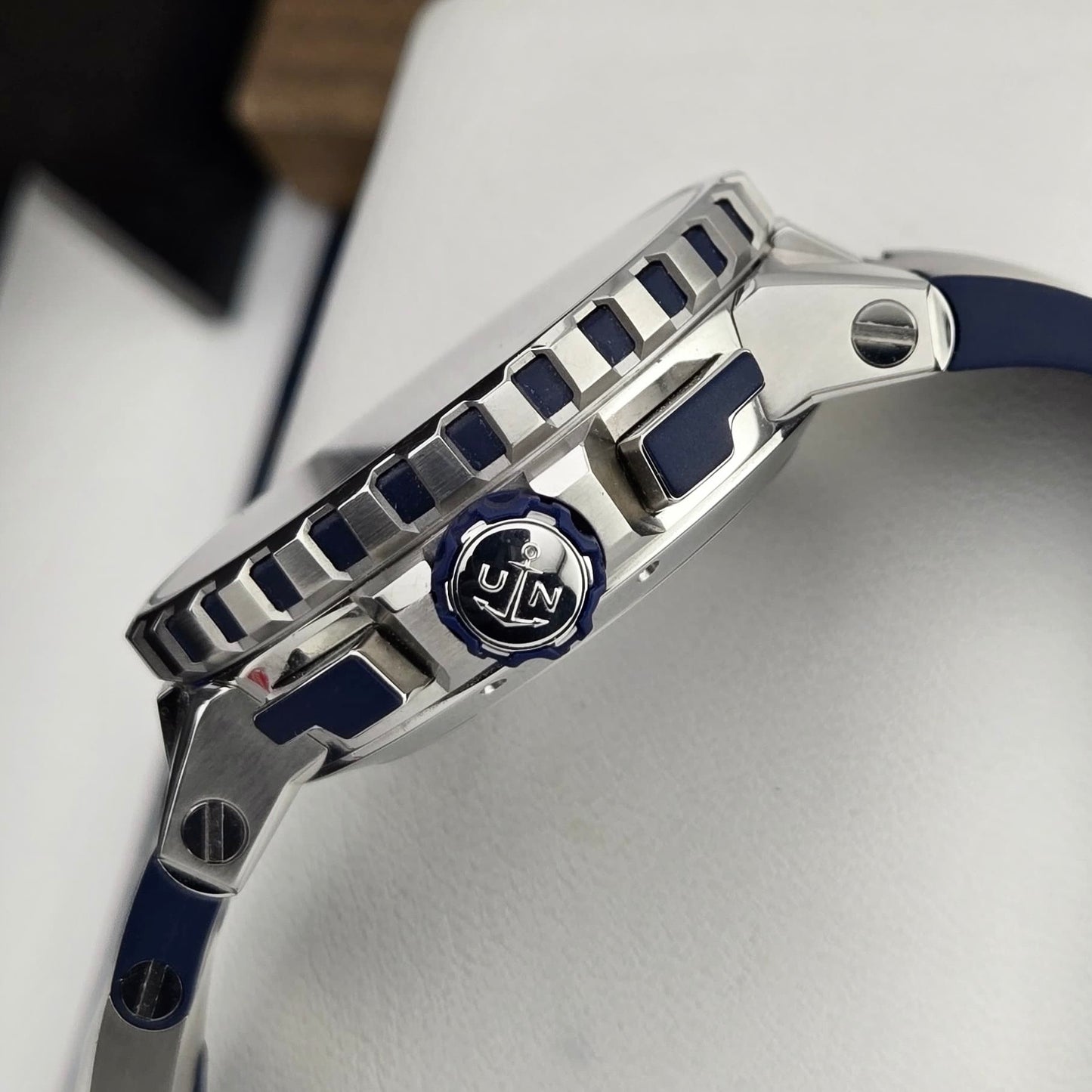 Ulysse Nardin Marine Regatta Chronograph 44mm Blue 1553-155-3/43 Limited Edition No. 0061