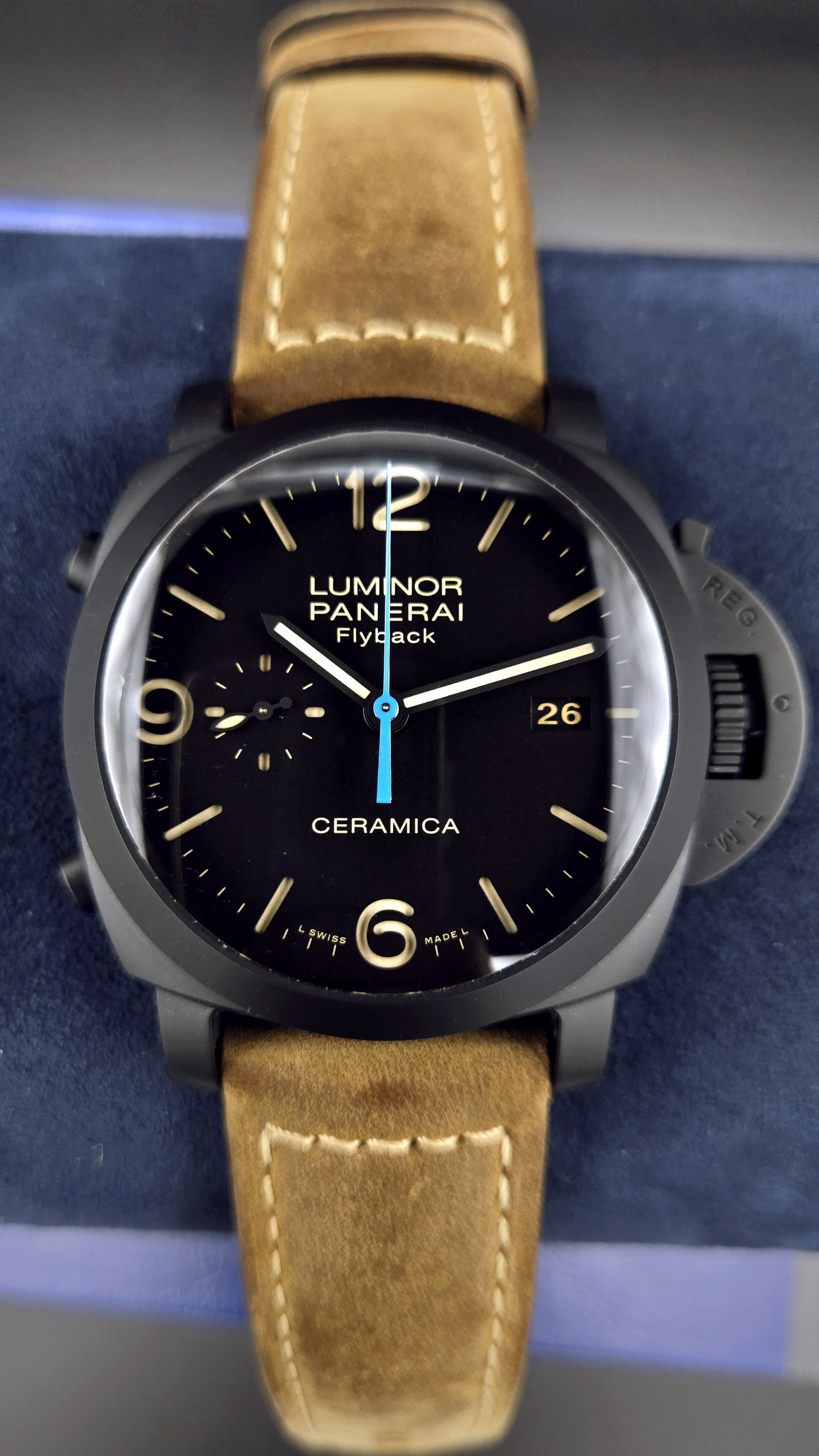 Panerai Luminor 1950 Chrono Flyback Ceramic – The Rincon Dome